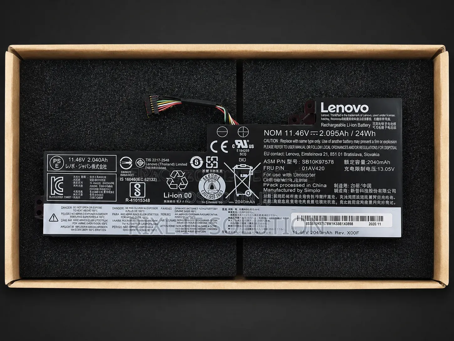 Lenovo ThinkPad T470 T480 3-Cell 24Wh 11.4V Battery Replacement!