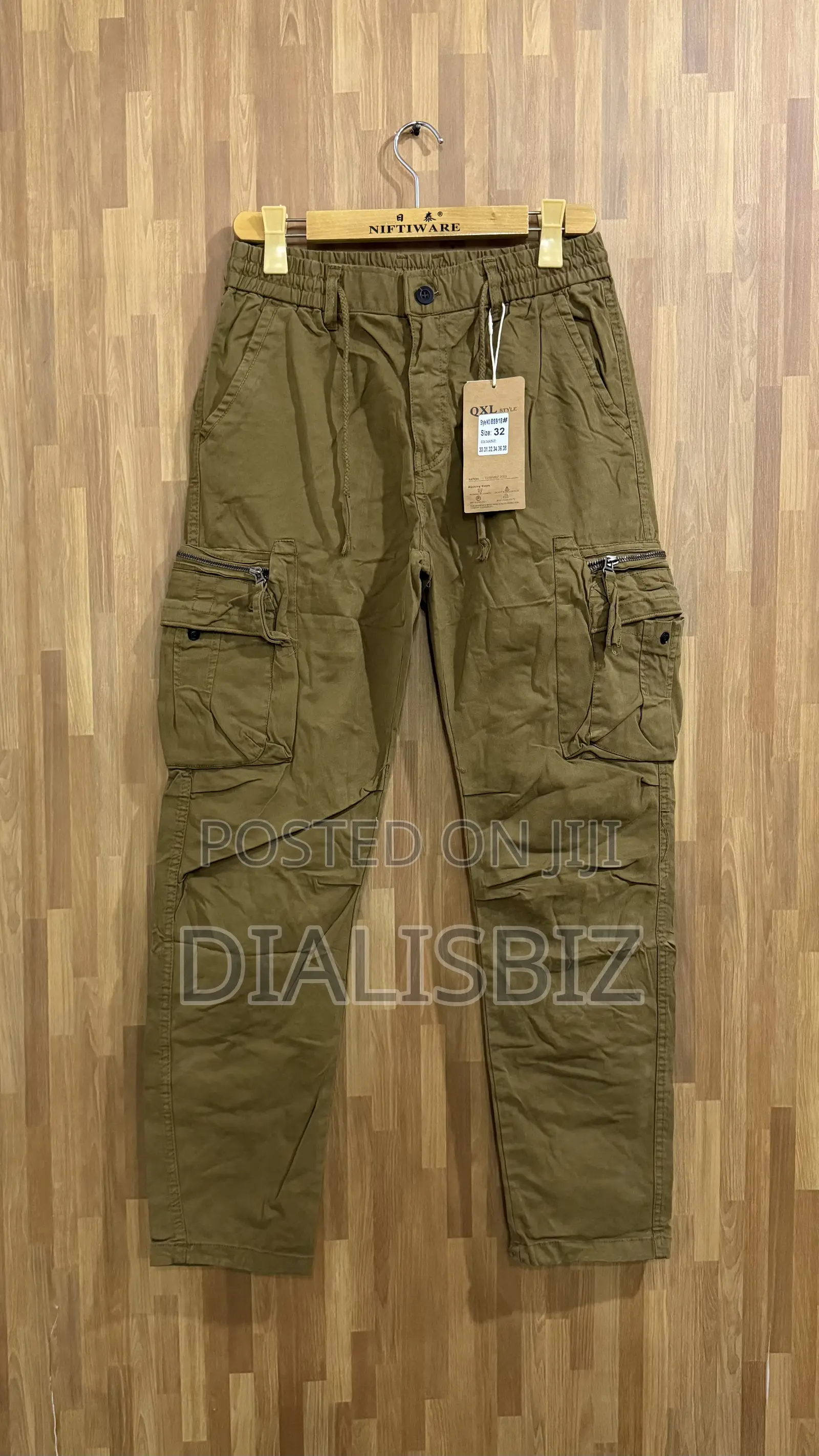 Kaki Side Pockets