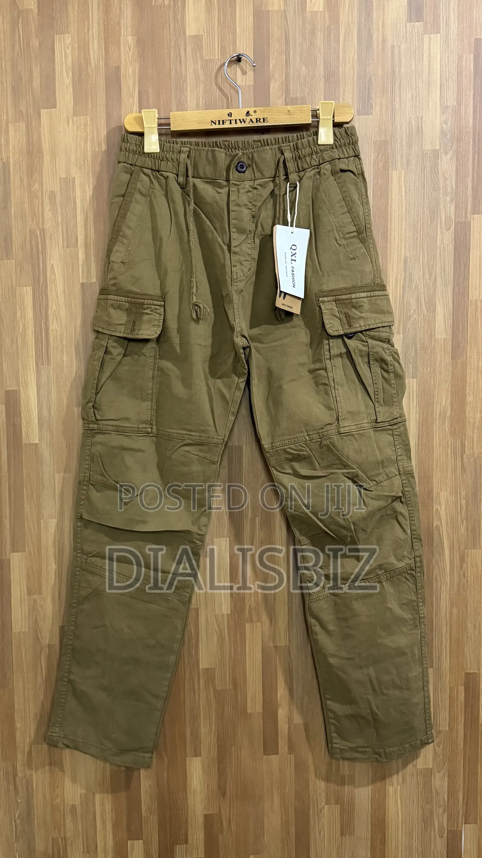 Kaki Side Pockets