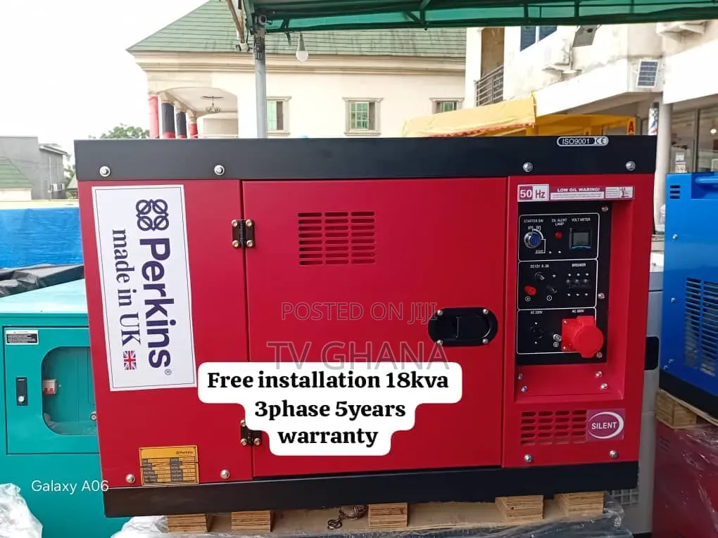 Perkins 18KVA 3-Phase Diesel Genset – Reliable Power for 18kva