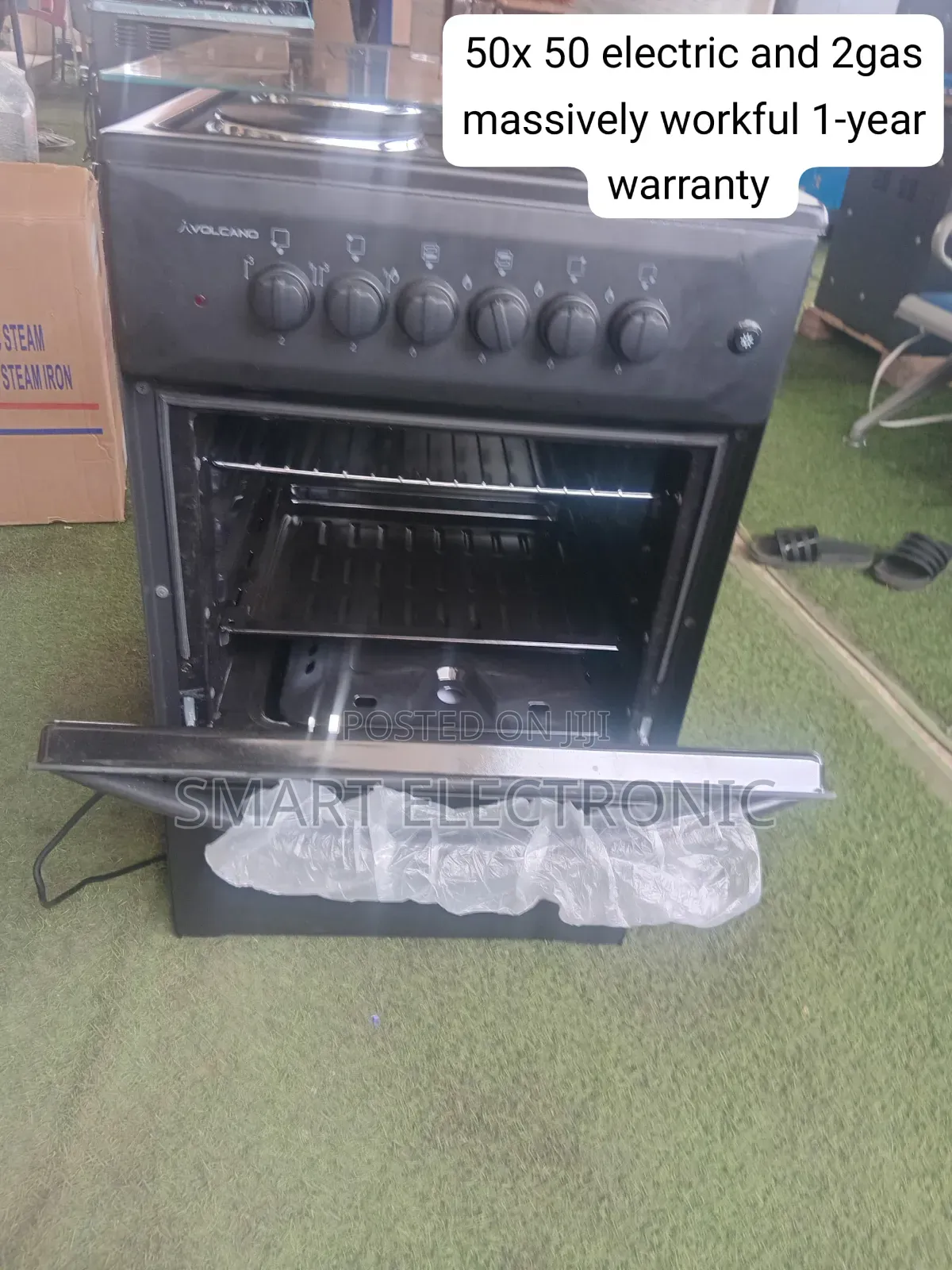 Volcano 6-Burner Cooking Range With Oven – Strong, Spacious Durable