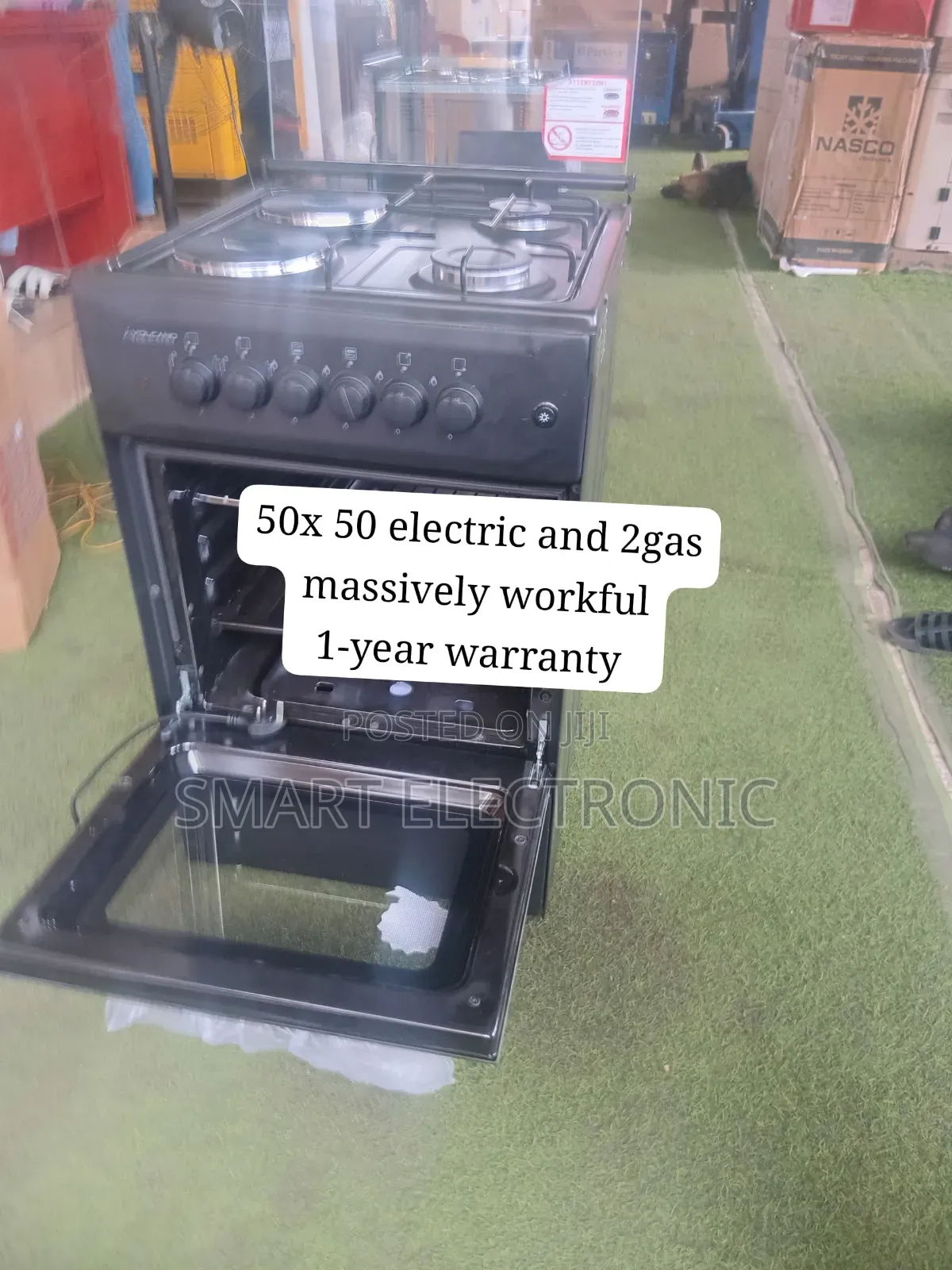 Volcano 6-Burner Gas Cooker With Large Oven Perfect for Every Kitchen