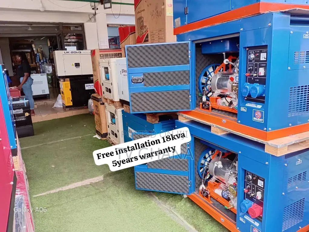 Perkins 18KVA 3 Phase Generator – Powerful Genset for Shops, 18kva