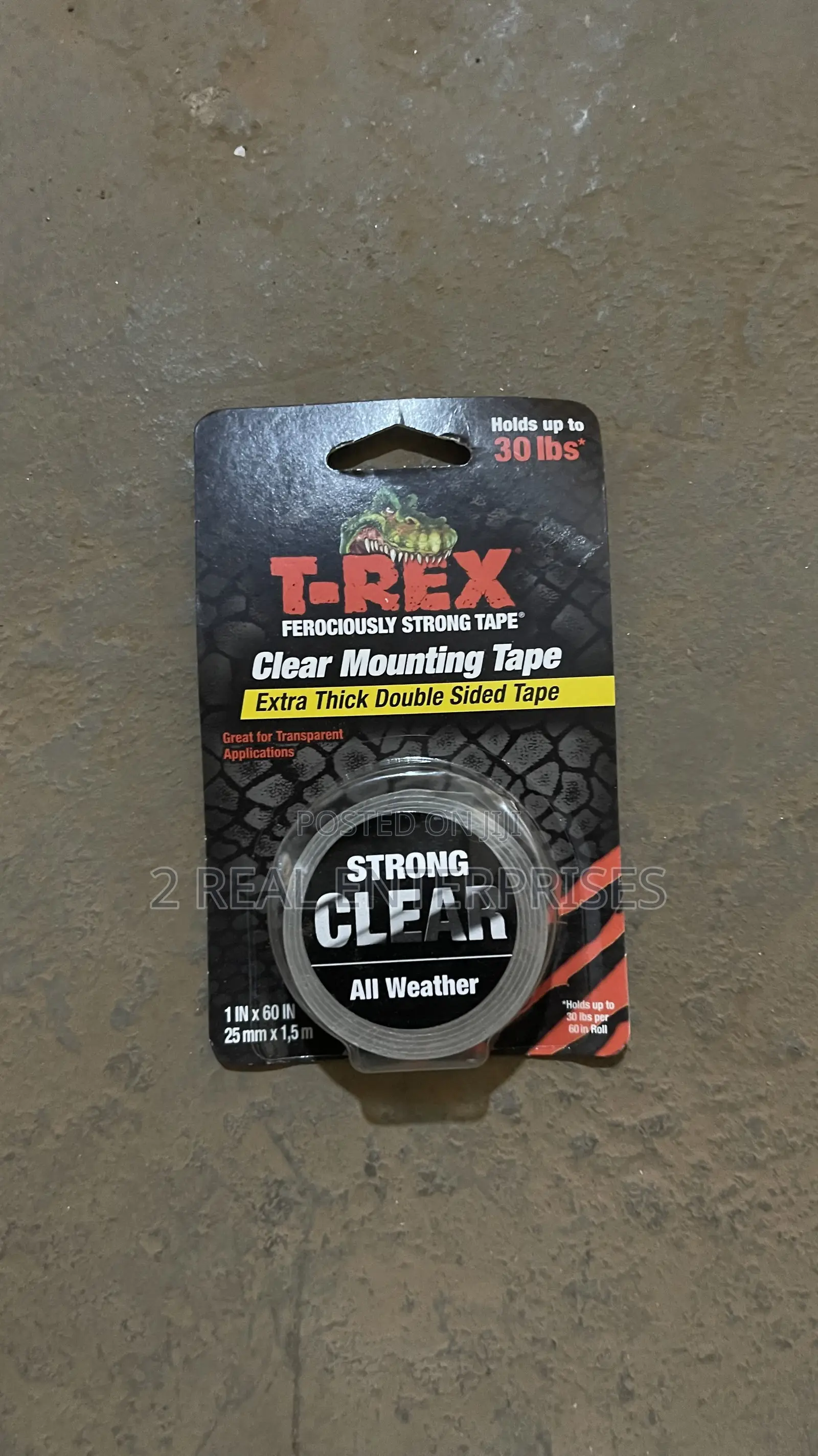 T-Rex Clear Mounting Tape (Extra Thick Double Sided Tape)