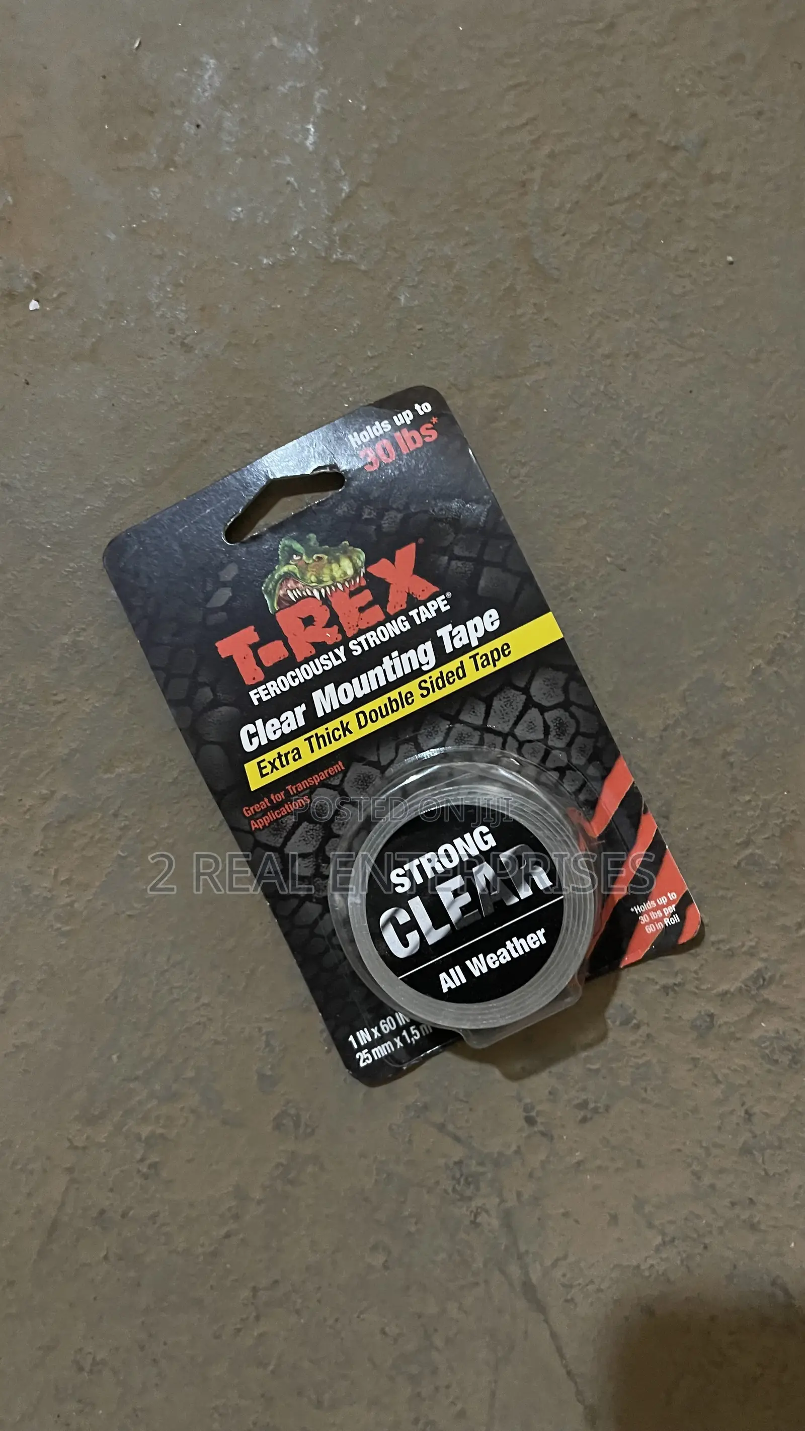 T-Rex Clear Mounting Tape (Extra Thick Double Sided Tape)