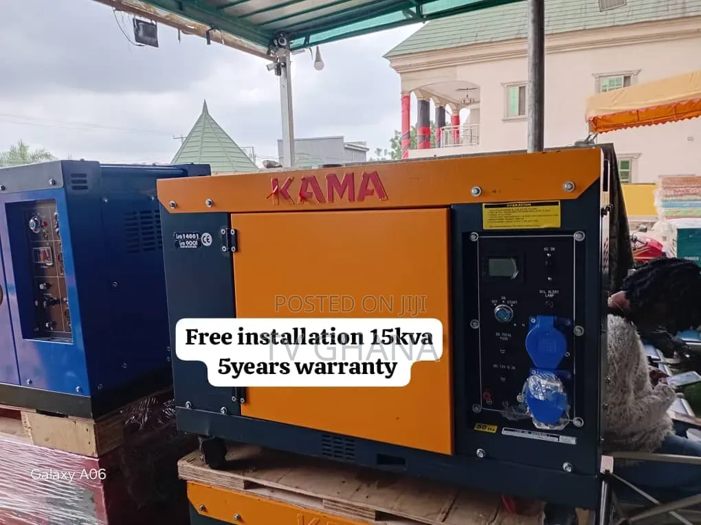 KAMA 15KVA Diesel Generator – Durable Genset for Shops, Offices 15kva