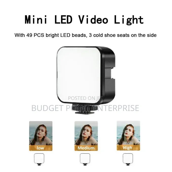 Phone Vlog Video Kit With Adjustable Tripod, Light, Mic for Video
