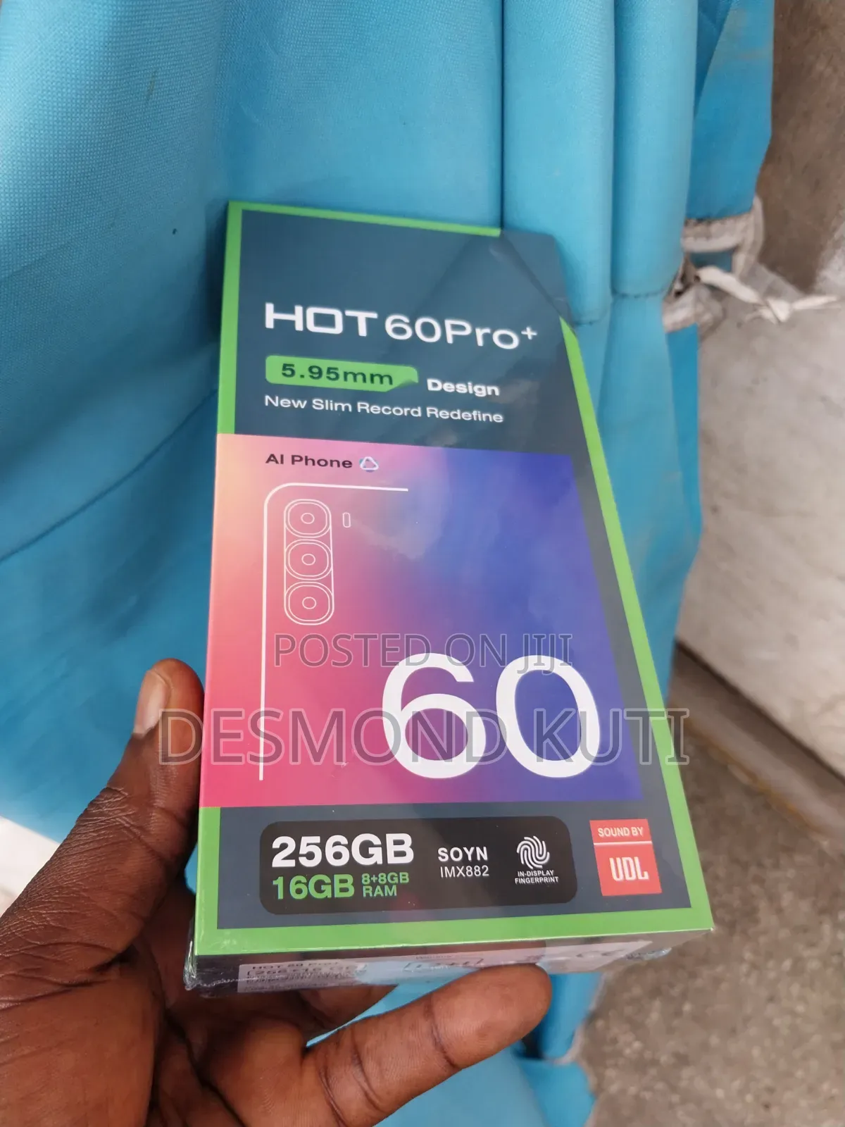 New Infinix Hot 60 Pro+ 256 GB Gray