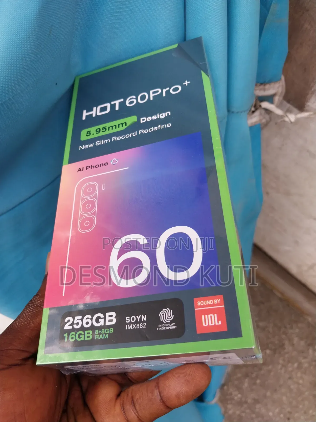 New Infinix Hot 60 Pro+ 256 GB Gray