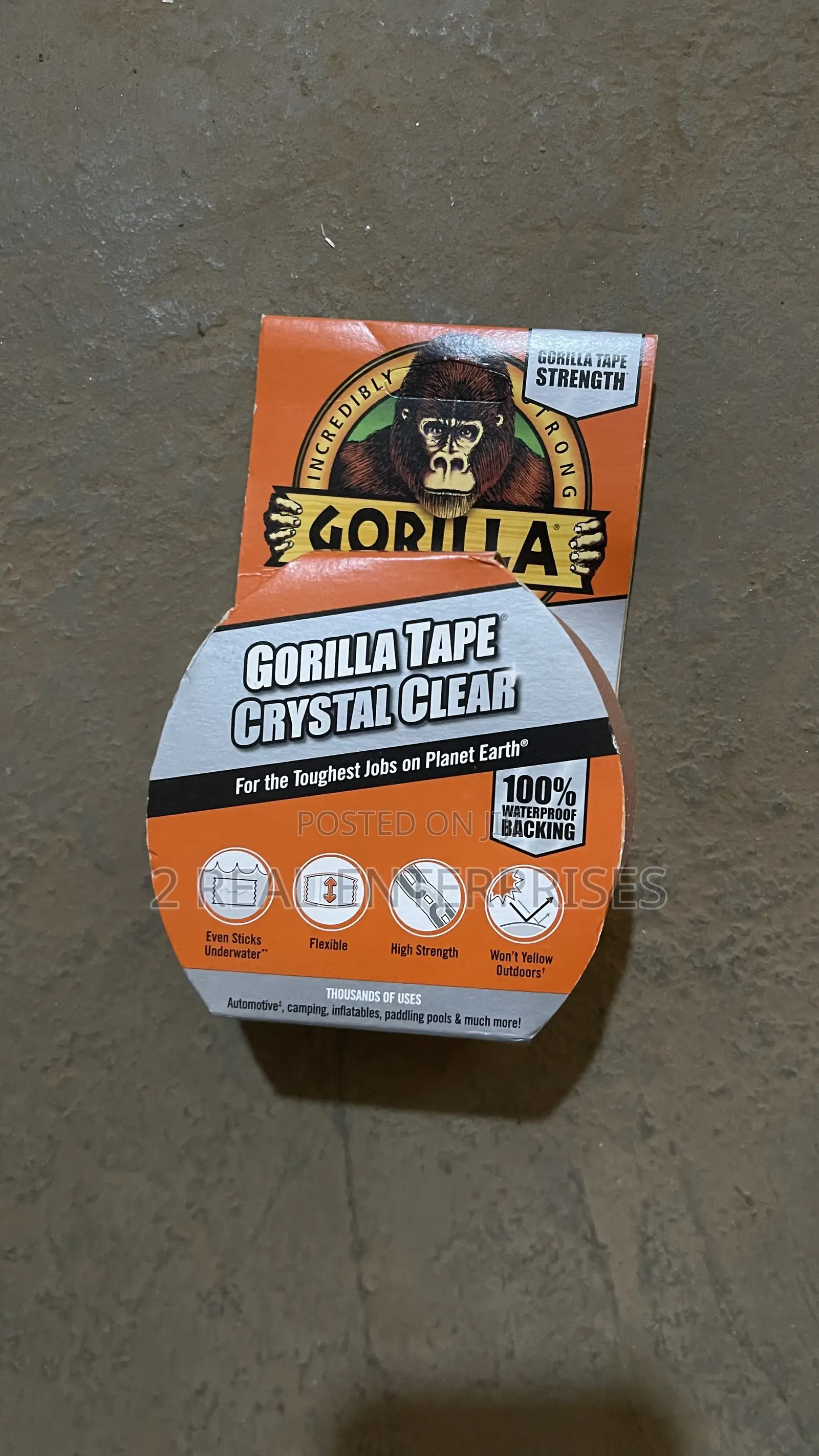 Gorilla Tape Crystal Clear Heavy-Duty
