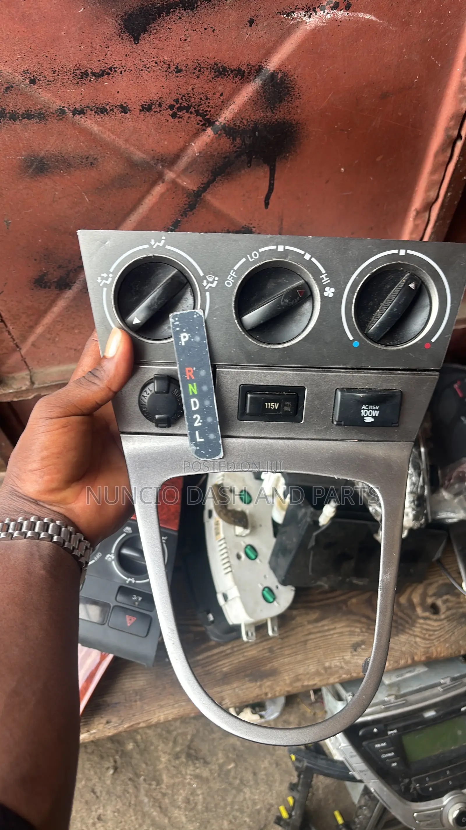 Toyota Corolla Dash Board Face Console