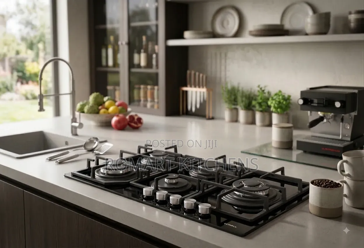 Turkish 90cm Inbuilt Glass Burner. 2 Big burners.auto Ignition Switch