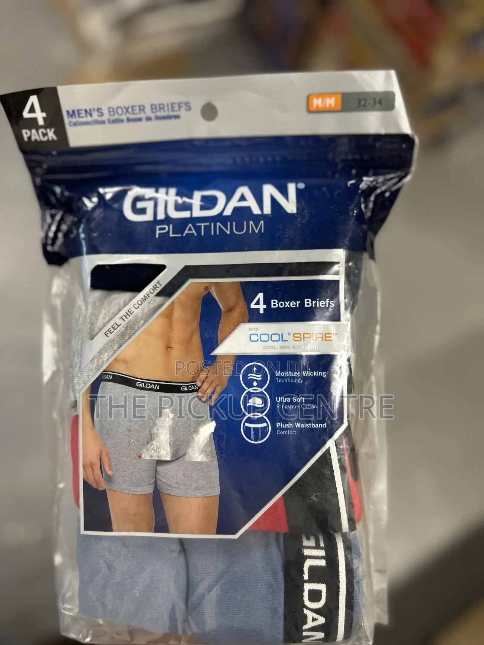 Gildan Platinum Men's 4 Boxer Briefs