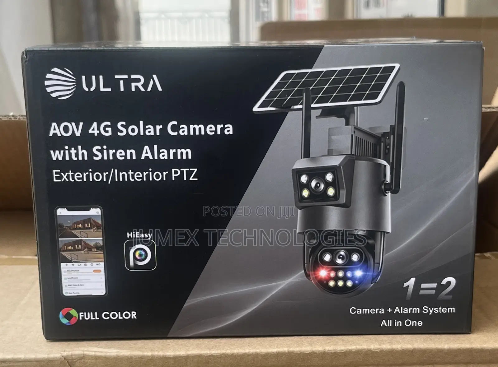 Ultra 4G Dual Lens Aov Solar Camera E-Sim Support