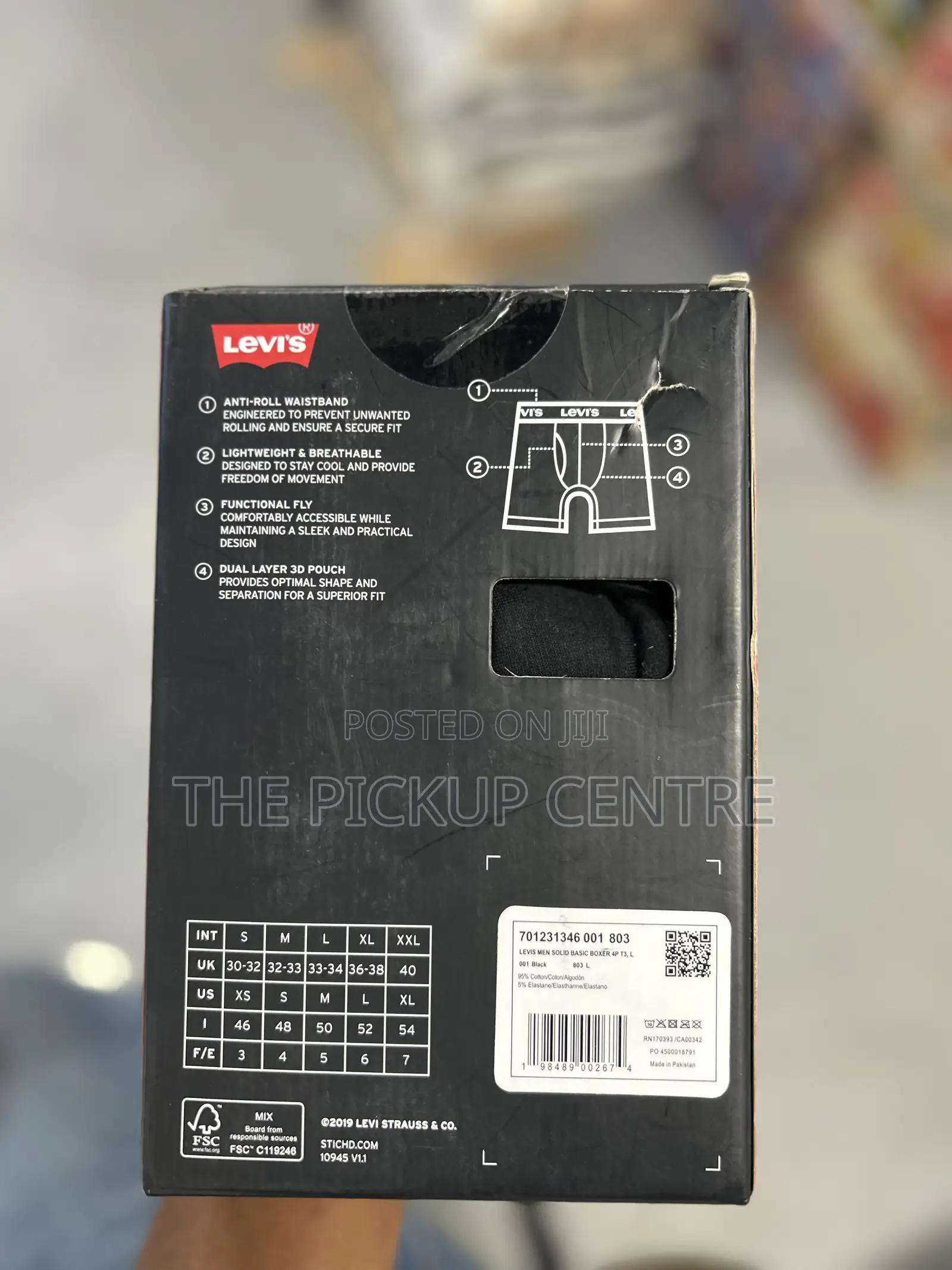 Levi's 4-Pack Boxer Briefs