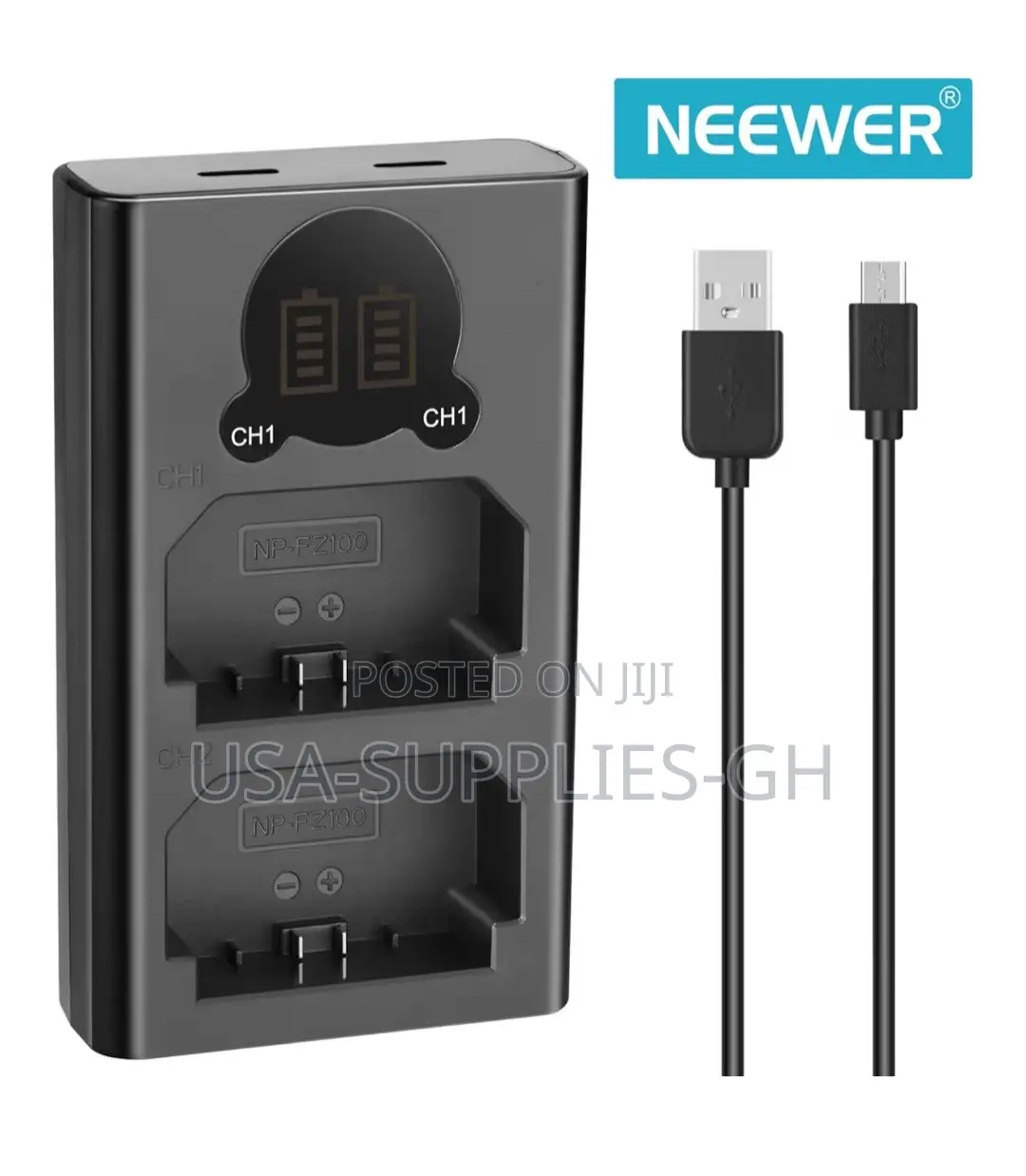 Neewer Dual USB Charger for Sony NP-FZ100 Battery From USA