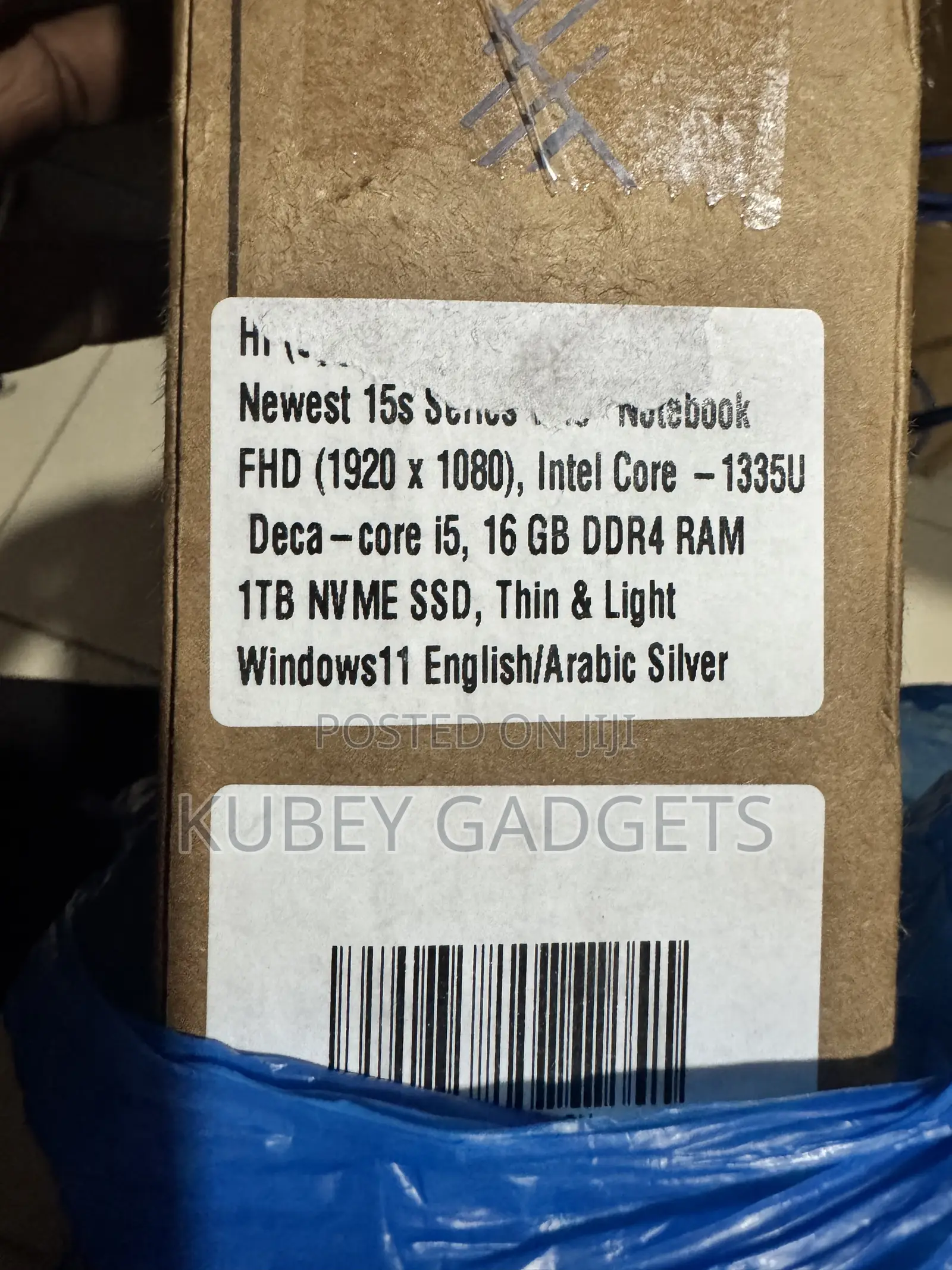 New Laptop HP 15s 16GB Intel Core i5 SSD 1T