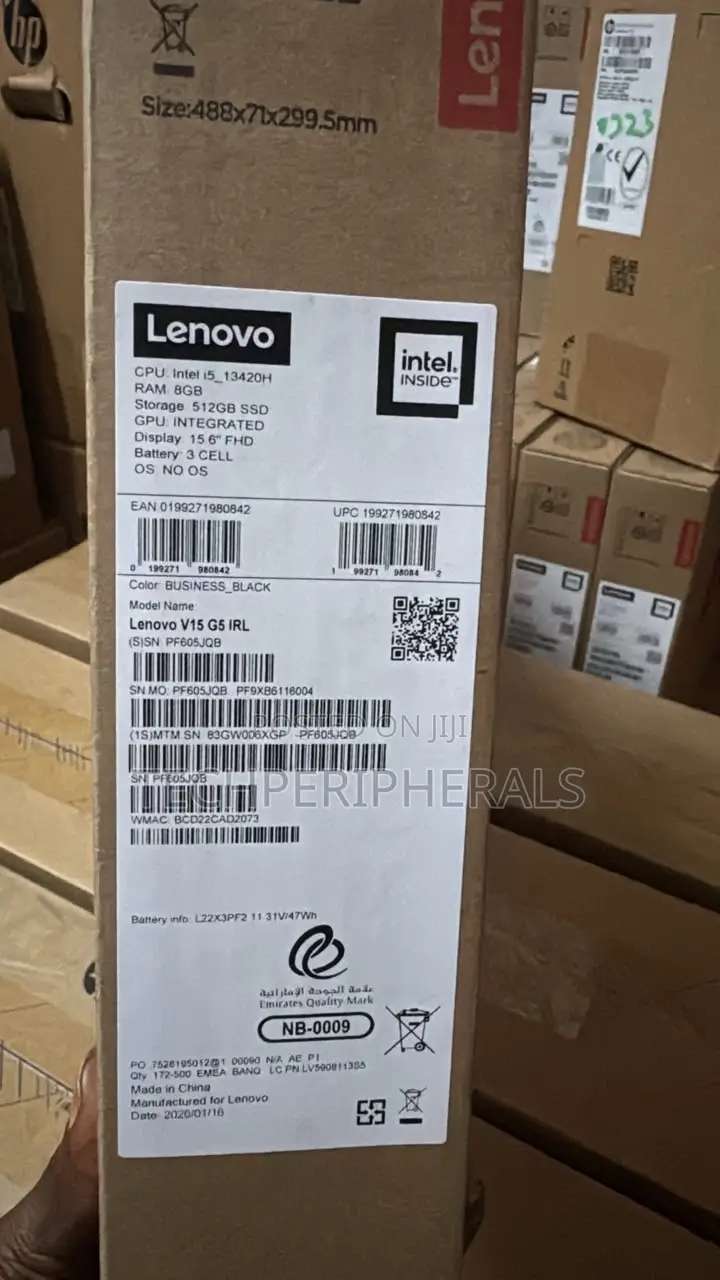 New Laptop Lenovo V15 8GB Intel Core i5 SSD 512GB