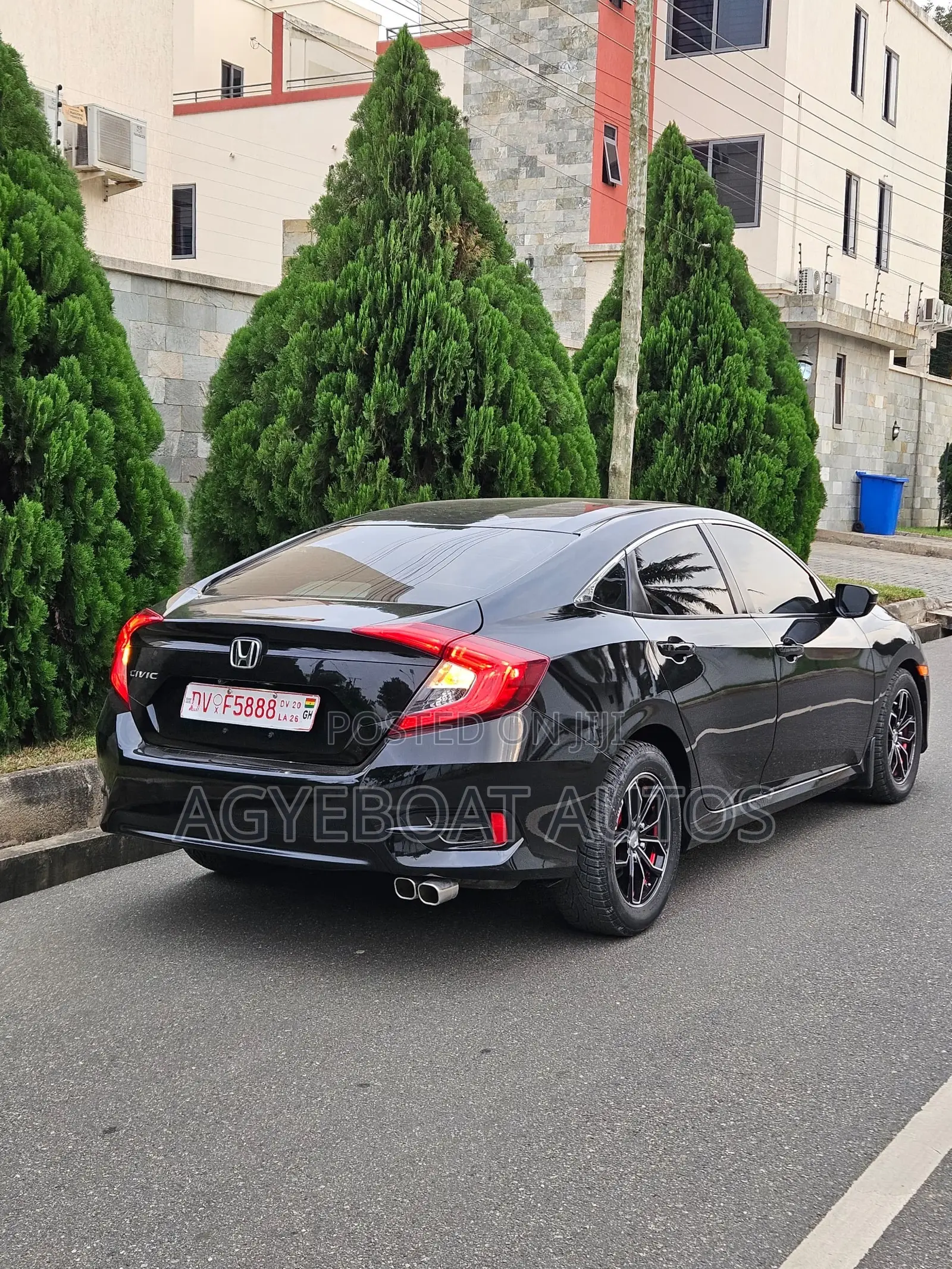 Honda Civic LX 4dr Sedan (2.0L 4cyl) 2017 Black