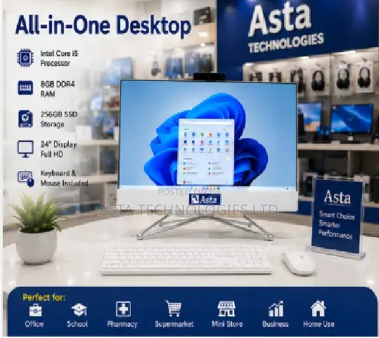 New Desktop Computer 8GB Intel Core i5 SSD 256GB