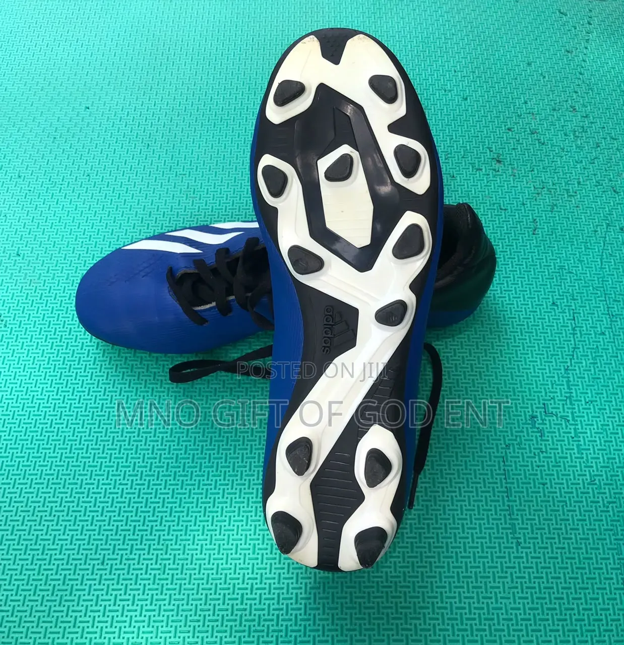 Adidas Copa Pure 2.1 FG Marinerush Men\'s 10 Blue White Soccer Cleats.
