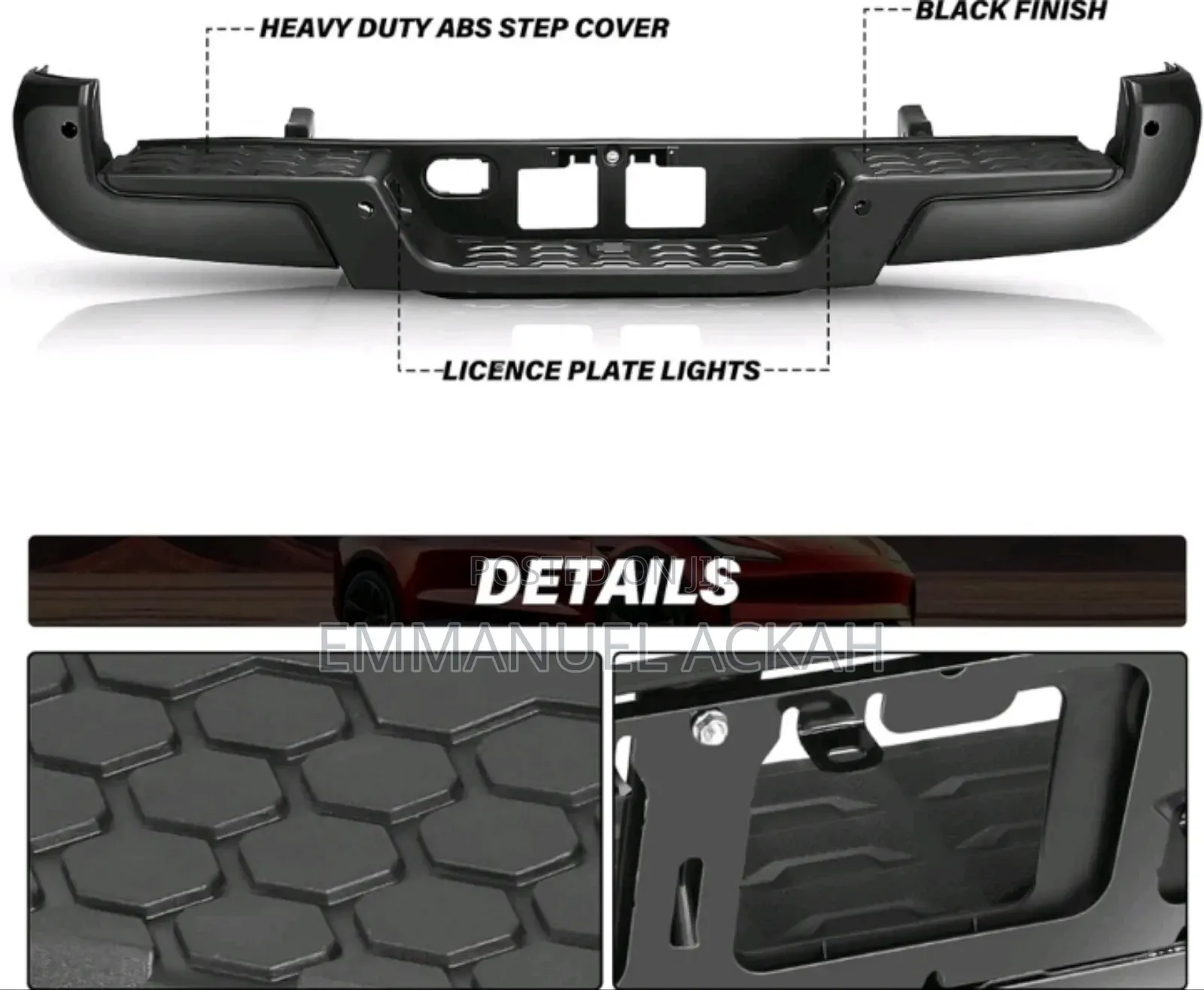 Toyota Tacoma 2016 - 2023 Back Bumper