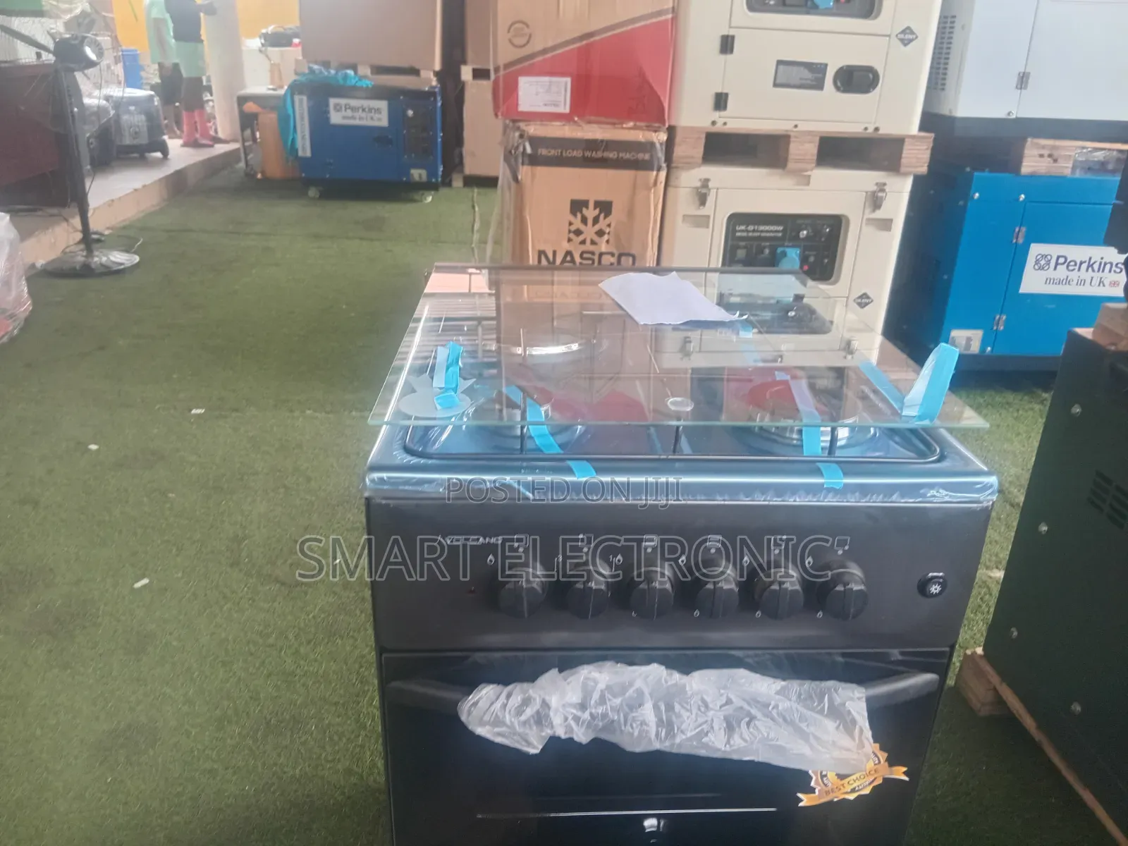 Volcano 4-Burner Gas Stove With Oven Durable Stylish Cooking Cooker