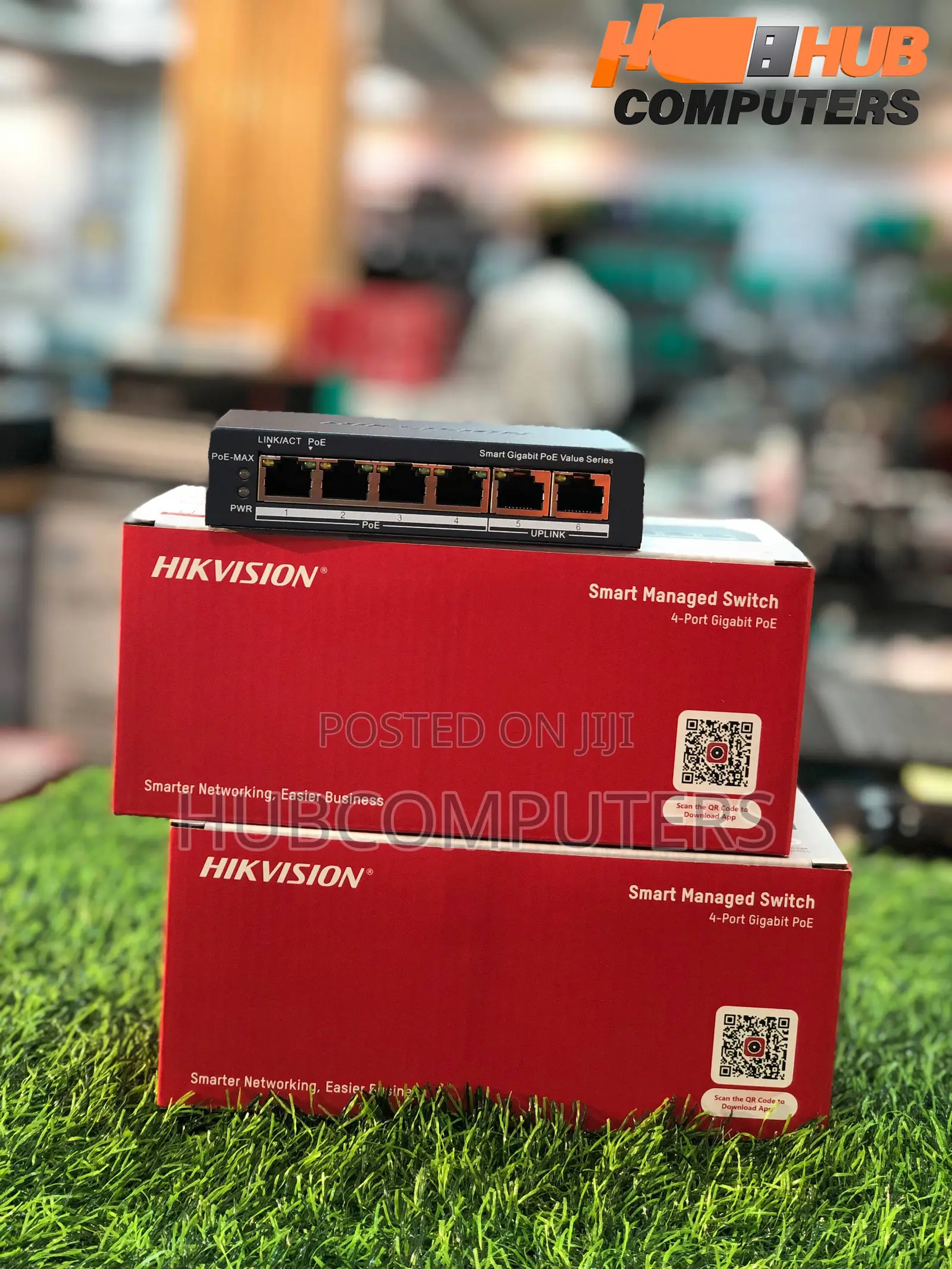 Hikvision DS-3E1506P-EI/M 4 Port Gigabit PoE Smart Managed Switch