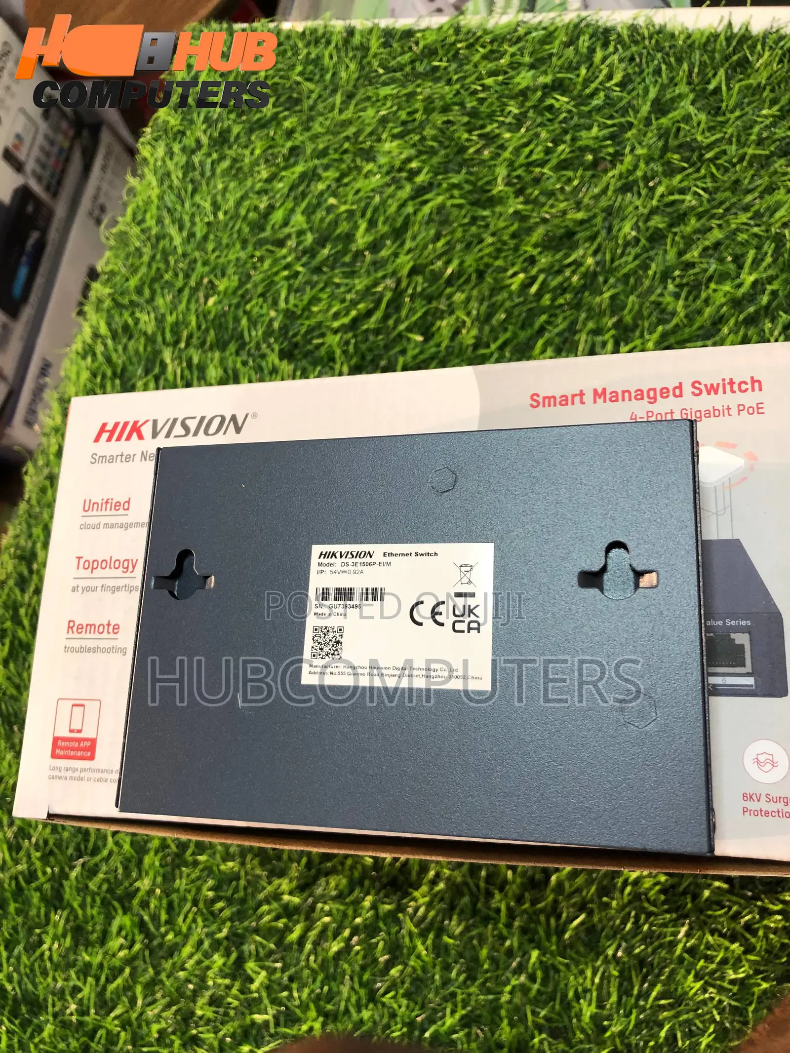 Hikvision DS-3E1506P-EI/M 4 Port Gigabit PoE Smart Managed Switch