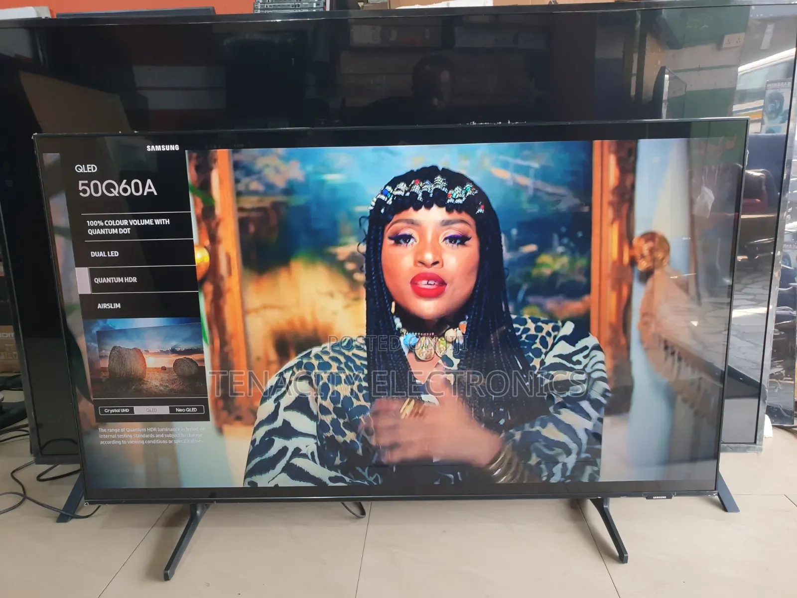 50"samsung Airslim Qled Smart Satellite TV