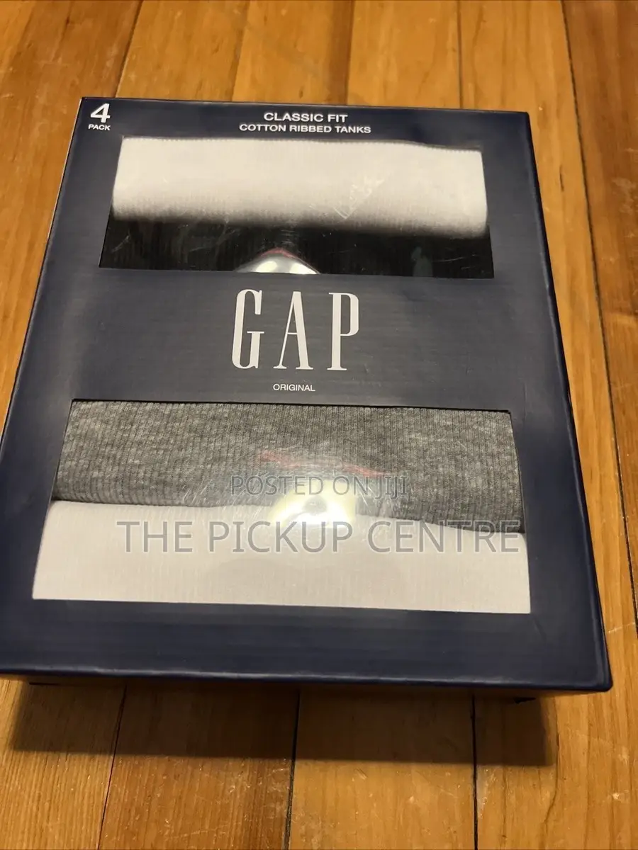 Gap Men's Classic Fit Cotton Ribbed Tank 4-Pack