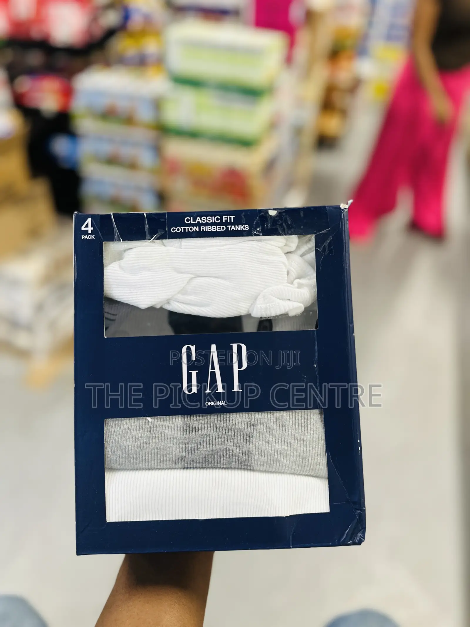 Gap Men's Classic Fit Cotton Ribbed Tank 4-Pack