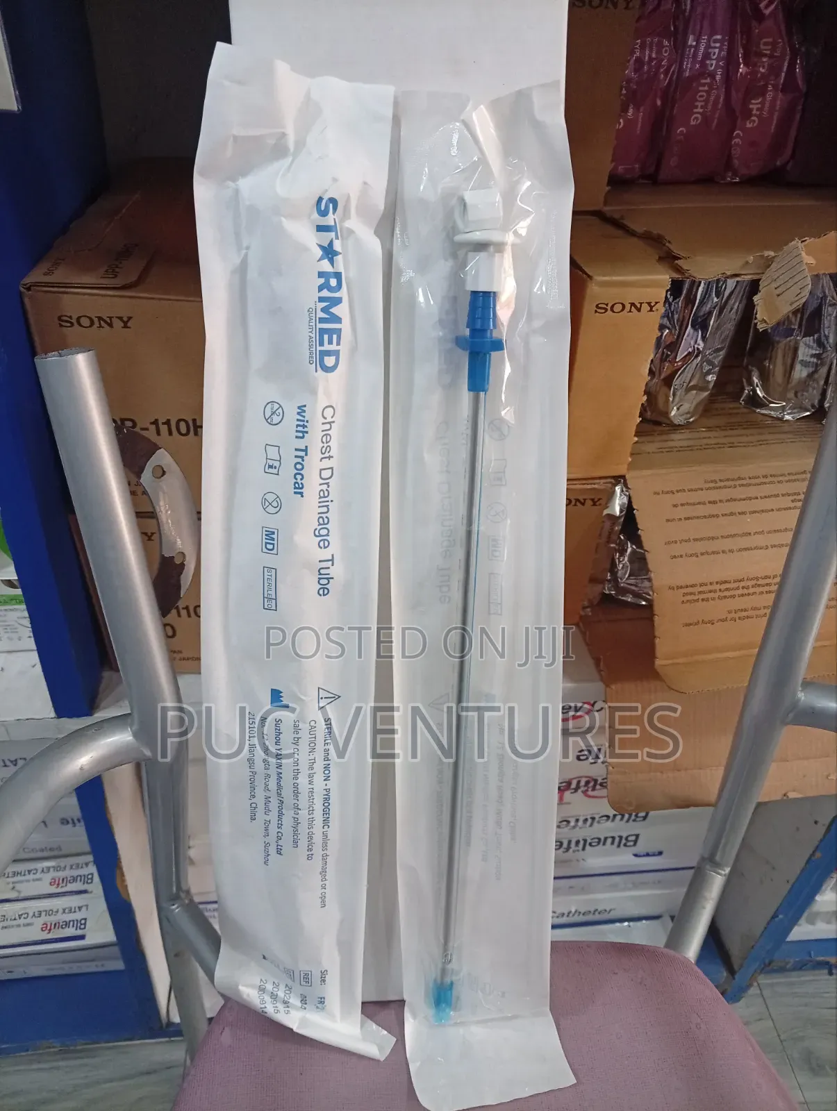 Chest Drainage Tube W/Trocar