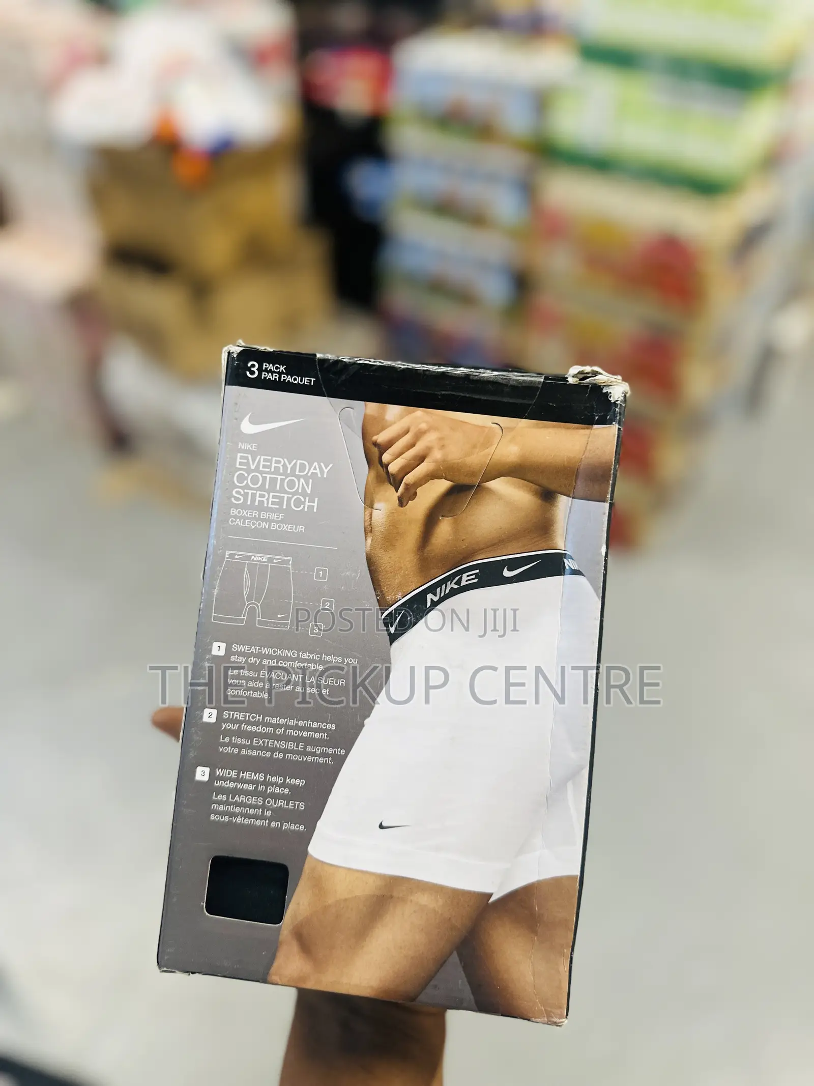 The Nike Essential Cotton Stretch Boxer Briefs 3-Pack