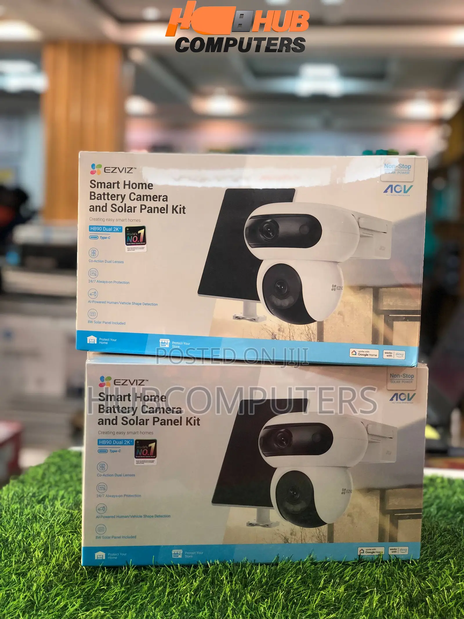 Ezviz CS-HB90/SP (4MP+4MP) Wi-Fi Solar Dual Lens Smart Home Camera Kit