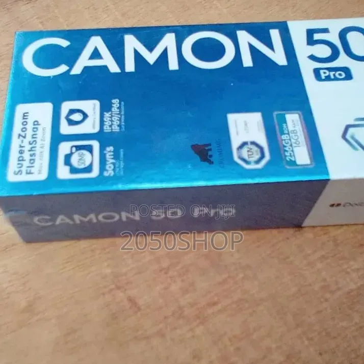New Tecno Camon 50 Pro 256 GB Black