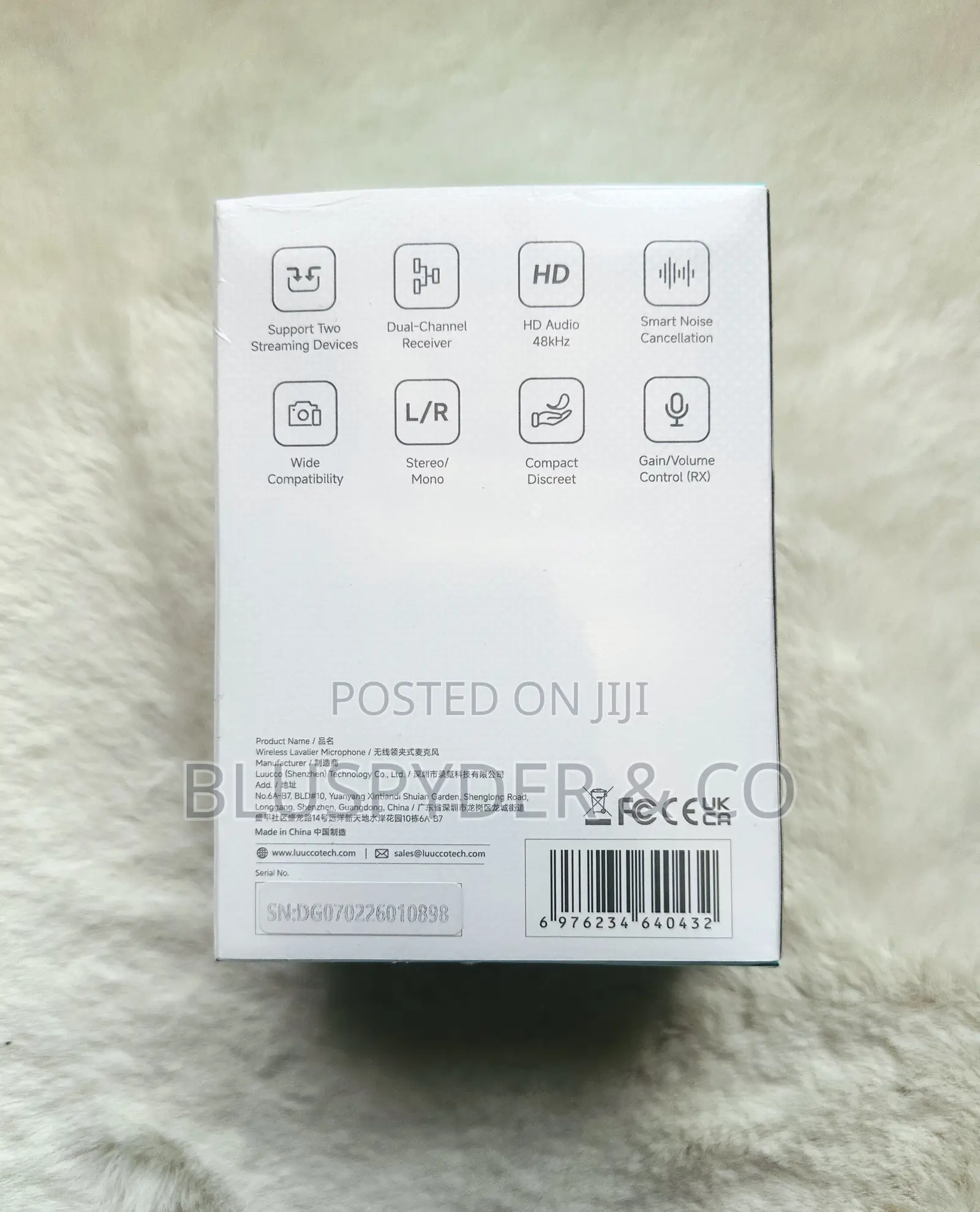 Luucco Airwave Combo Microphone (For Camera and Phones)