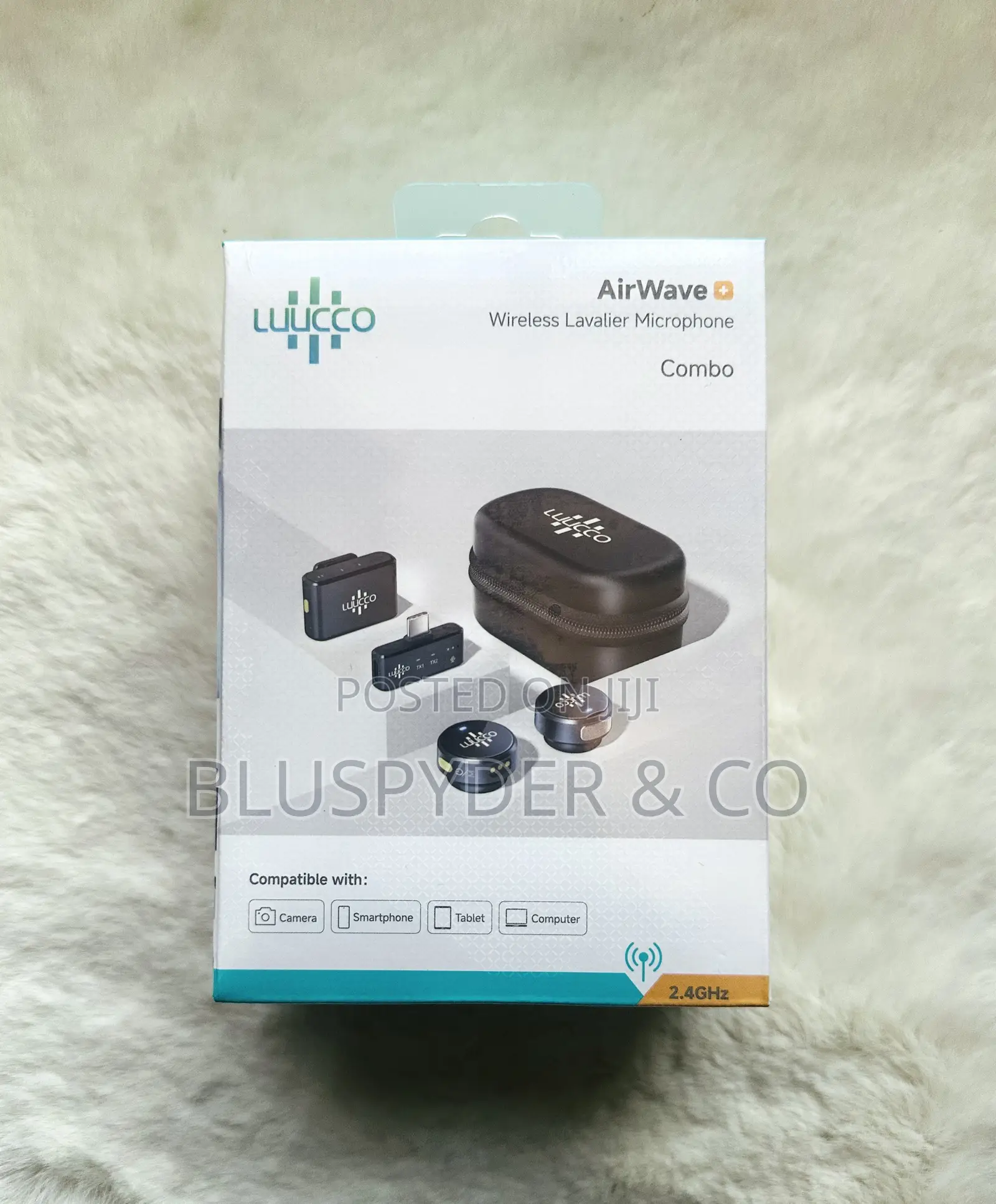Luucco Airwave Combo Microphone (For Camera and Phones)