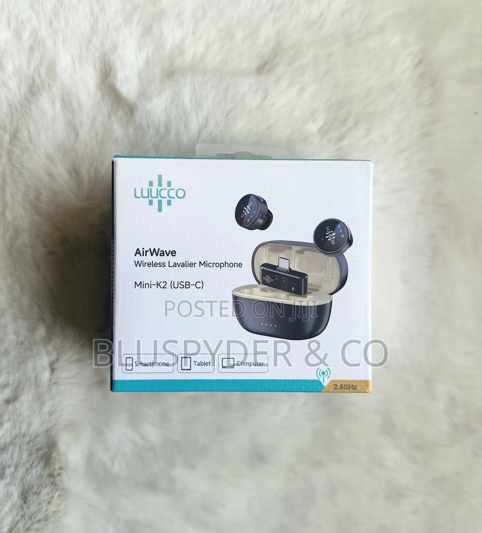 Lucco Airwave Mini- (USB-C) Wireless Lavalier Microphone