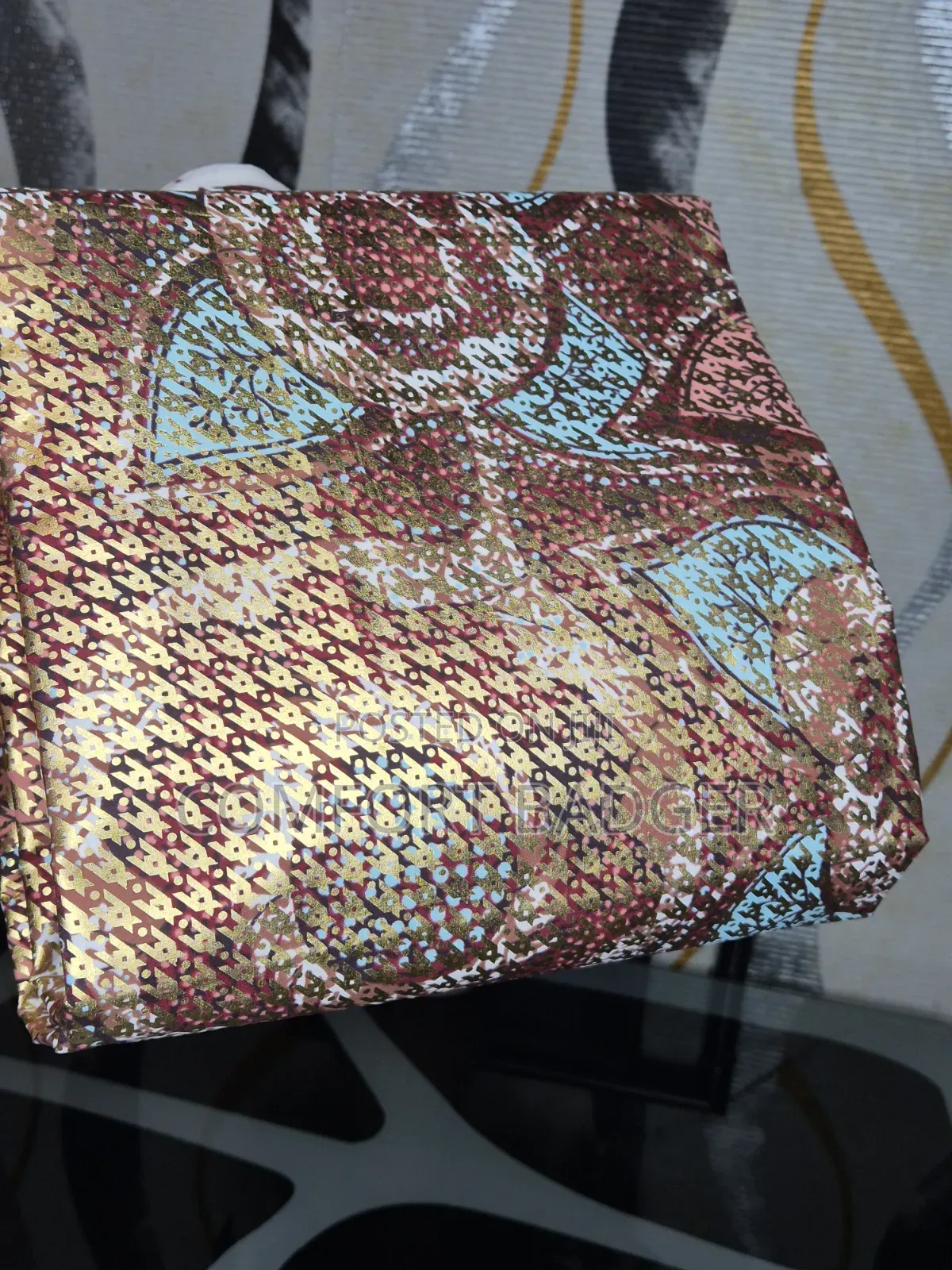 Shiny African Print