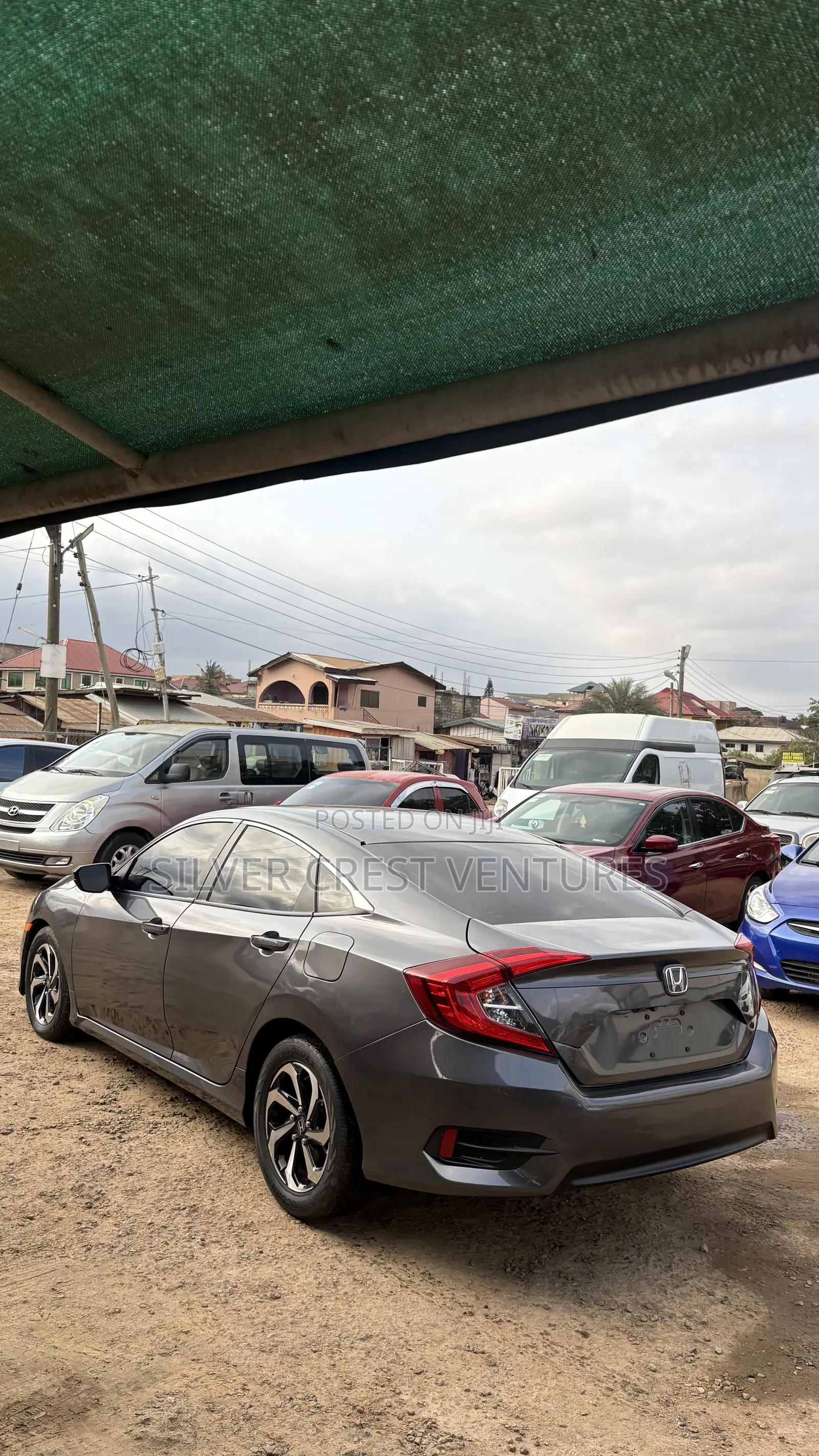 Honda Civic LX Sedan 2018 Gray