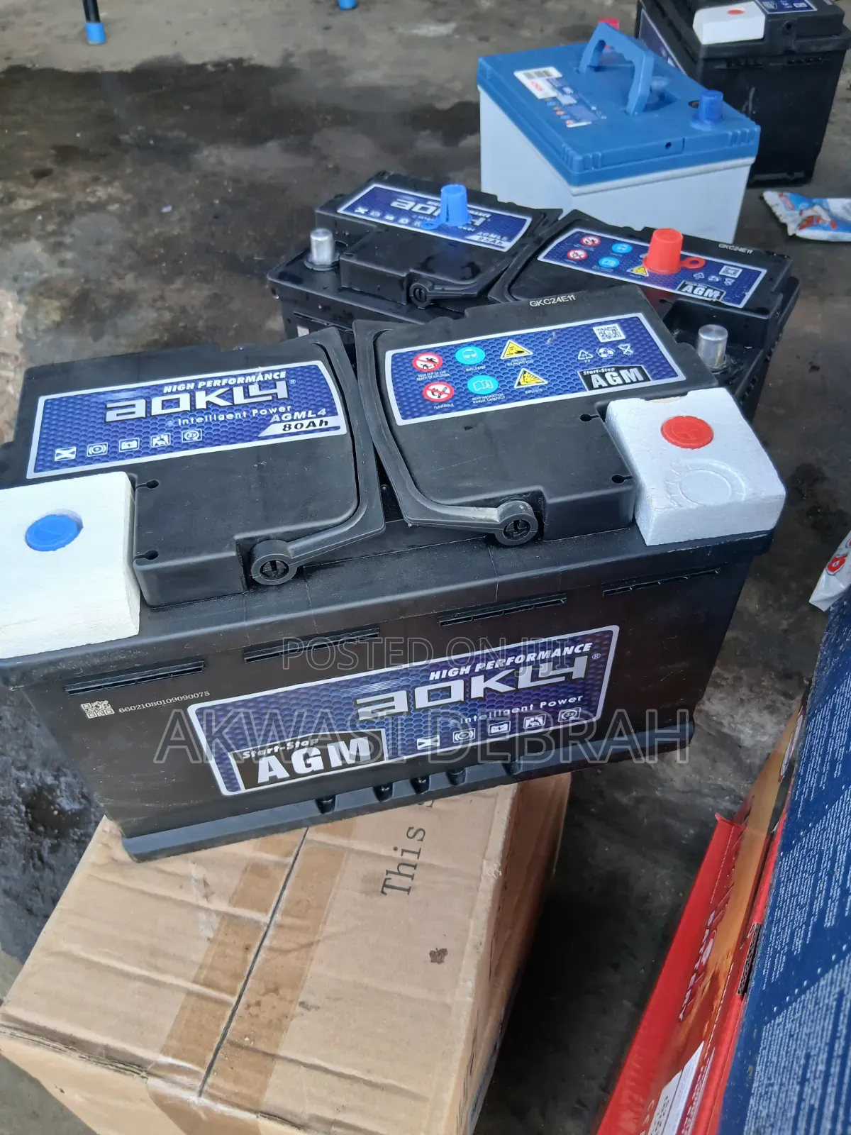 Aokly AGM 15 Plate 12v 80ah