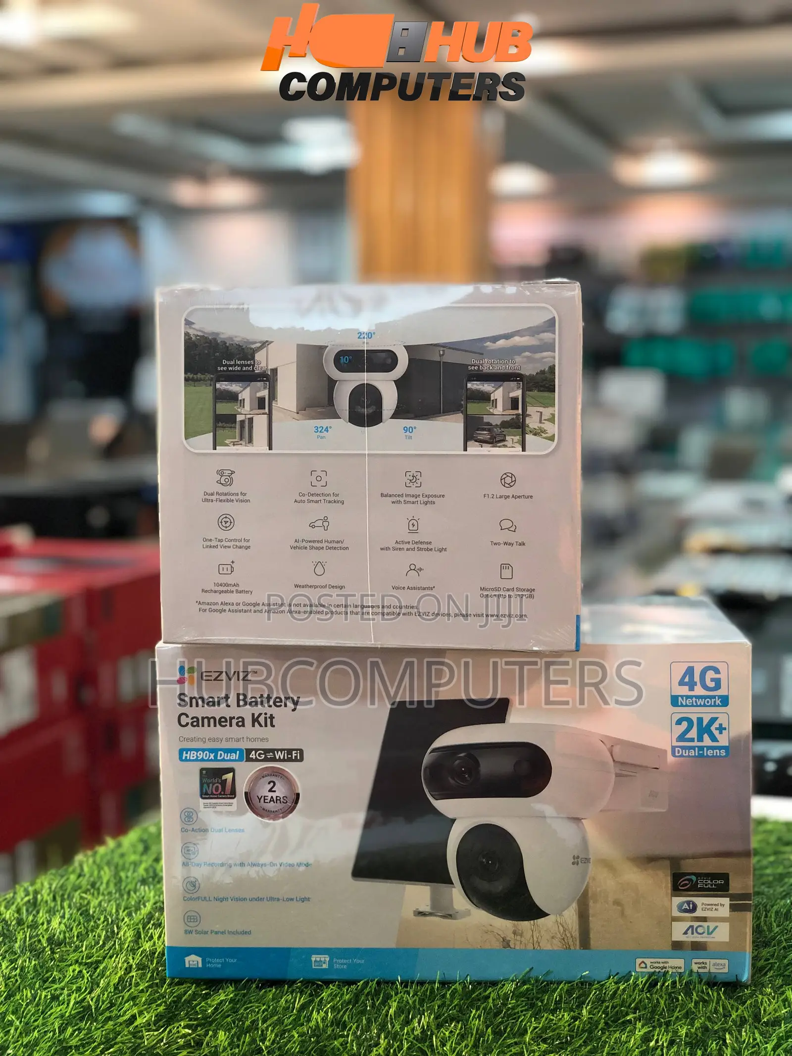 Ezviz CS-HB90x/SP 8MP 4G Wi-Fi Solar Dual Lens Smart Home Camera Kit