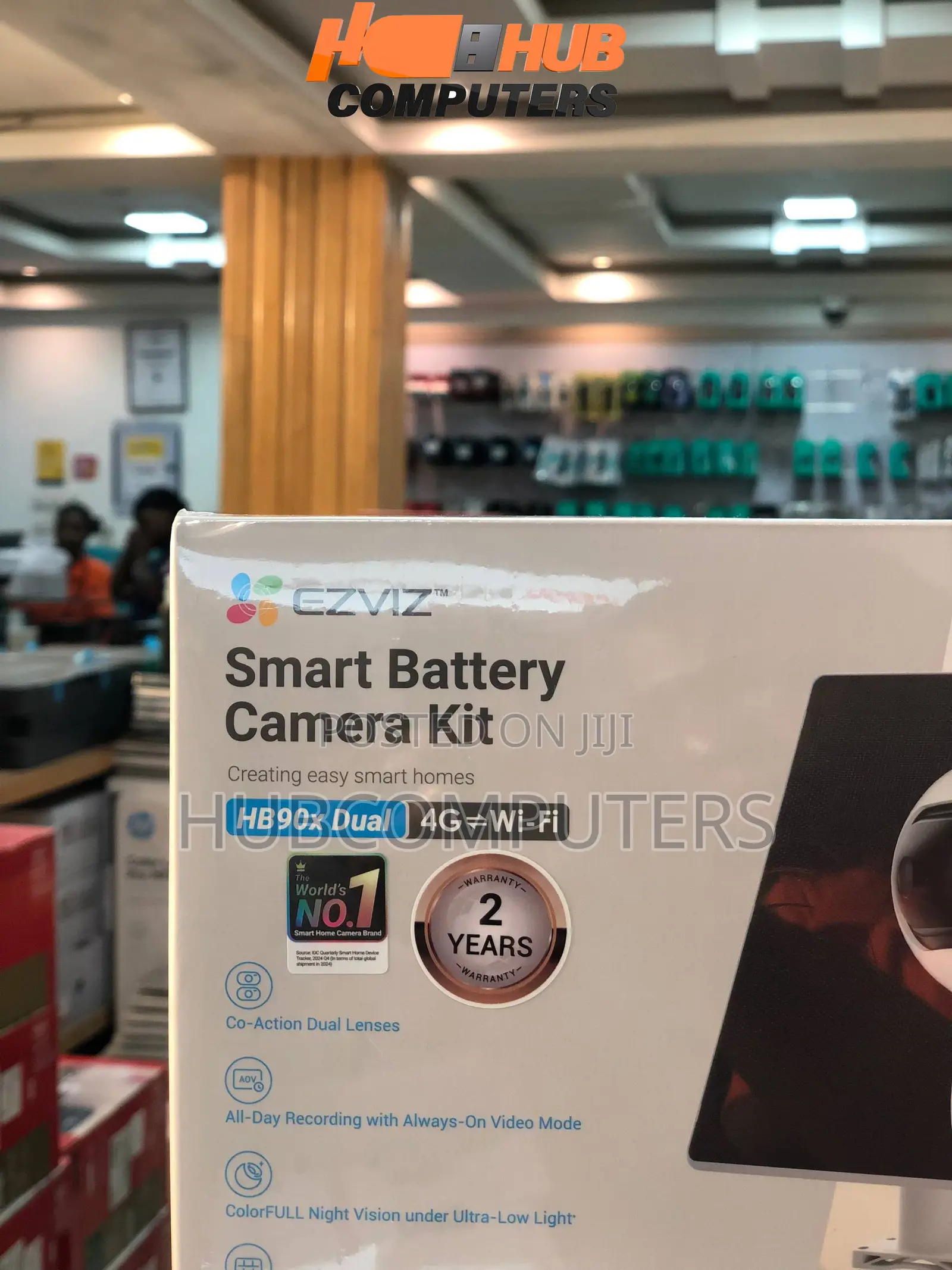 Ezviz CS-HB90x/SP 8MP 4G Wi-Fi Solar Dual Lens Smart Home Camera Kit