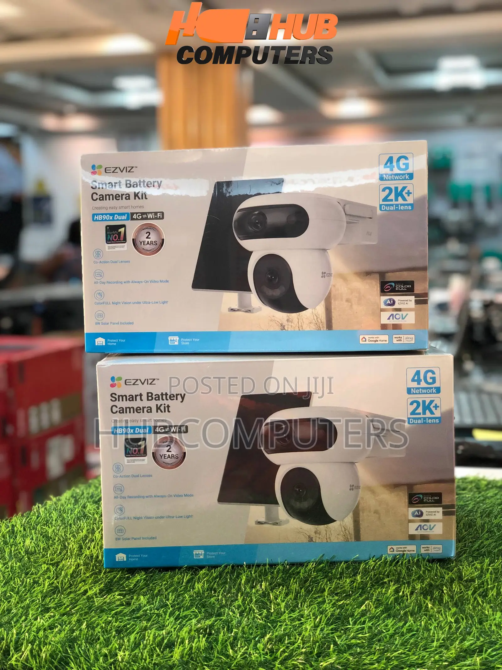 Ezviz CS-HB90x/SP 8MP 4G Wi-Fi Solar Dual Lens Smart Home Camera Kit