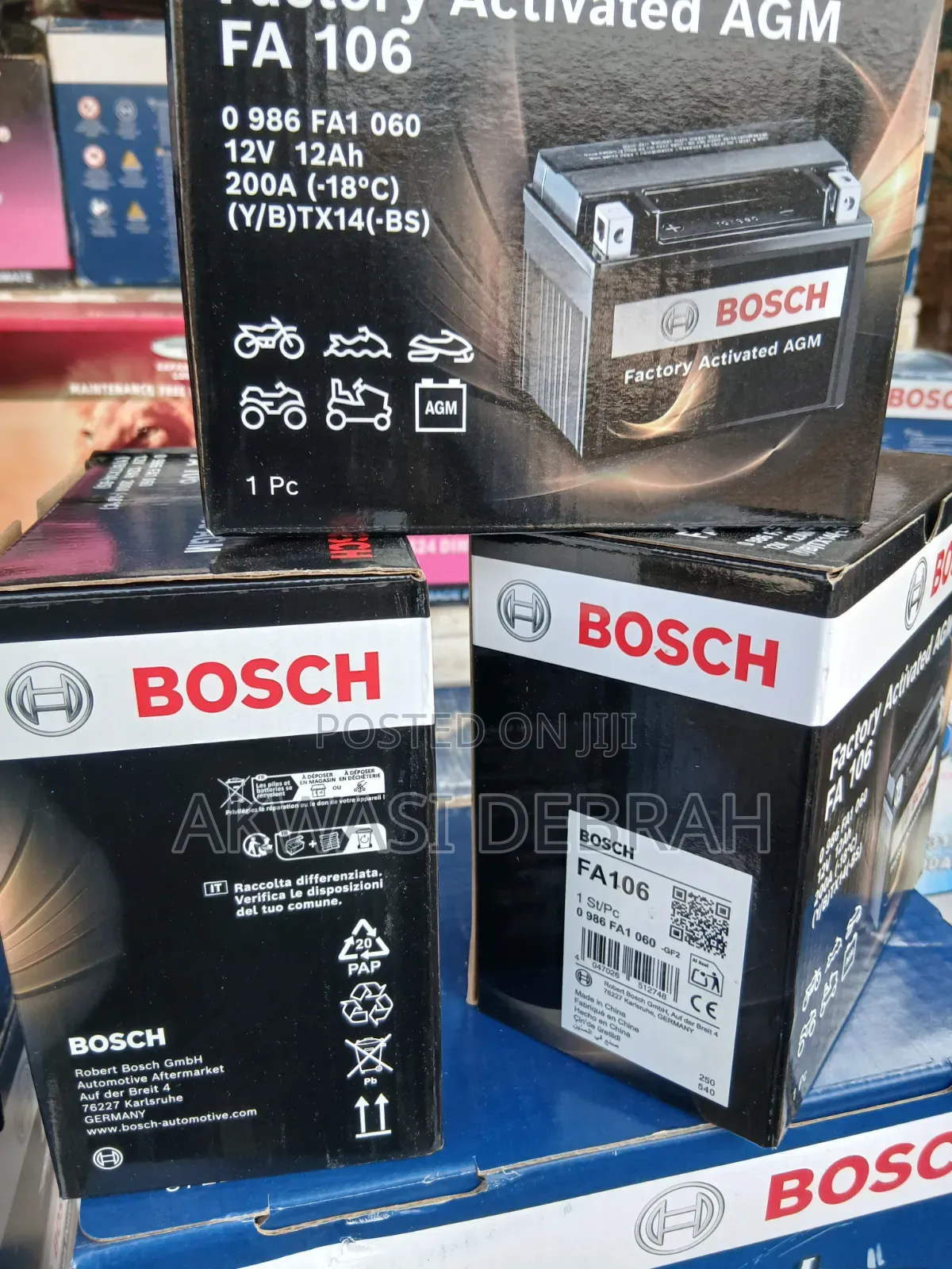 Auxiliary Battery 12v 12Ah