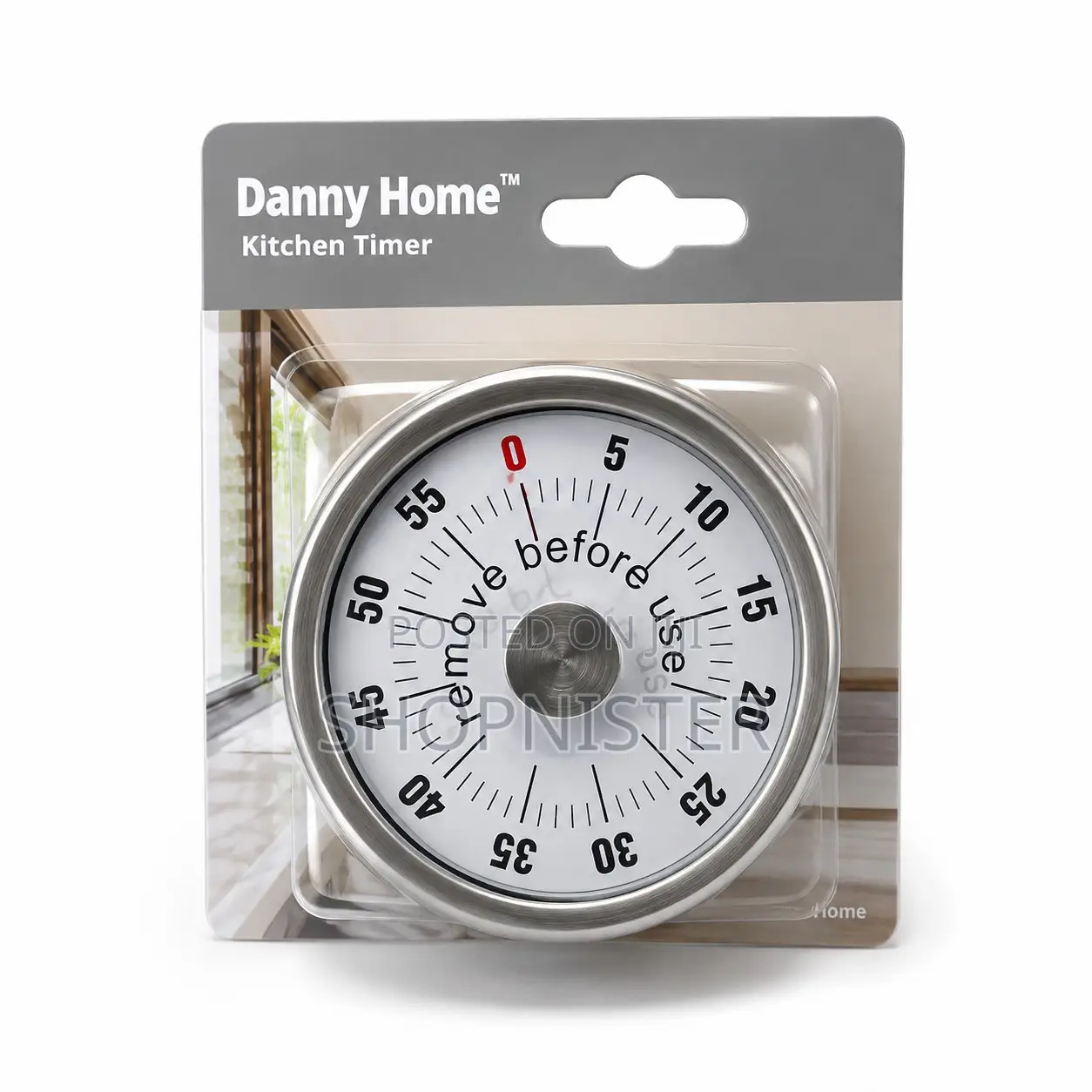 Home Kitchen Timer – 60-Minute Mechanical Cooking Baking Timer