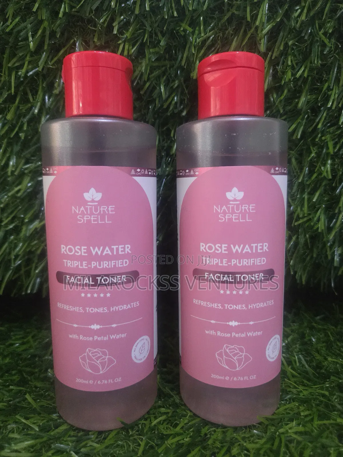 Nature Spell Rose Water Facial Toner. 200ml.