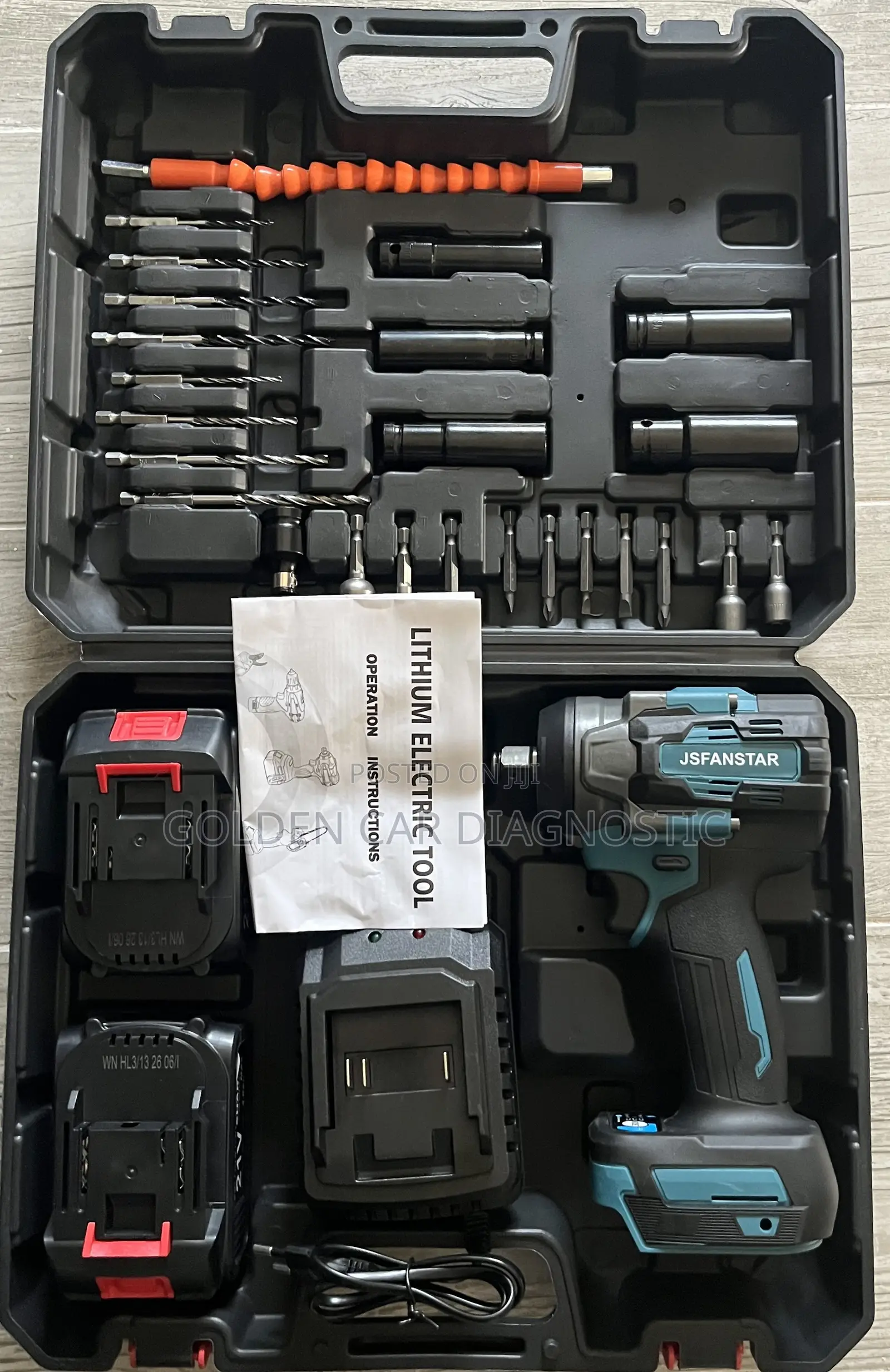 High Power Cordless Wrench Tool for All Car Tires