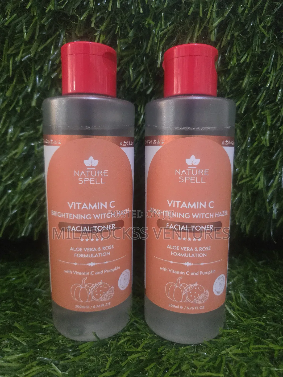 Nature Spell Vitamin C Brightening Witch Hazel Facial Toner. 200ml.